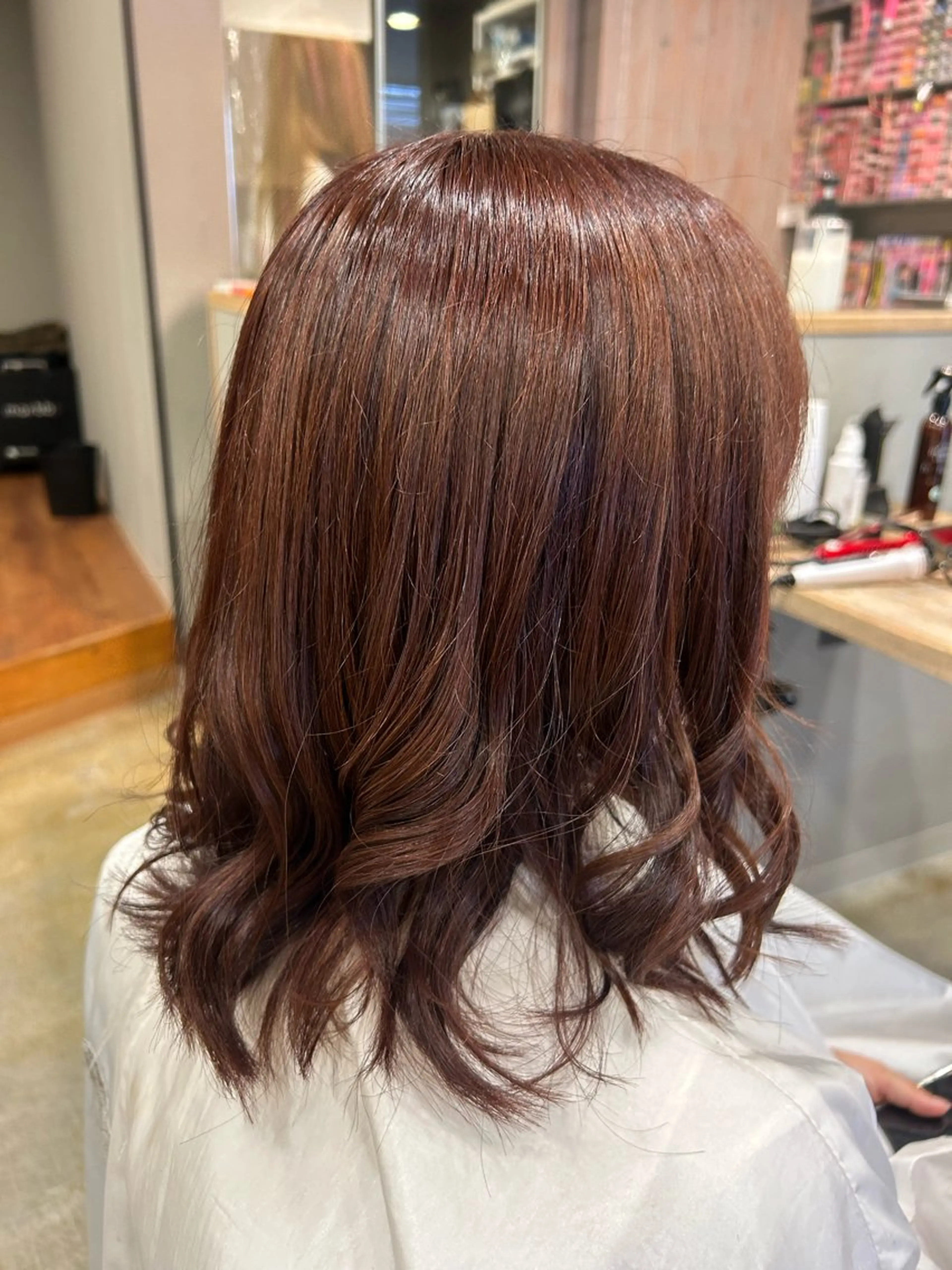 ミディアム 南條 しほのヘアスタイル