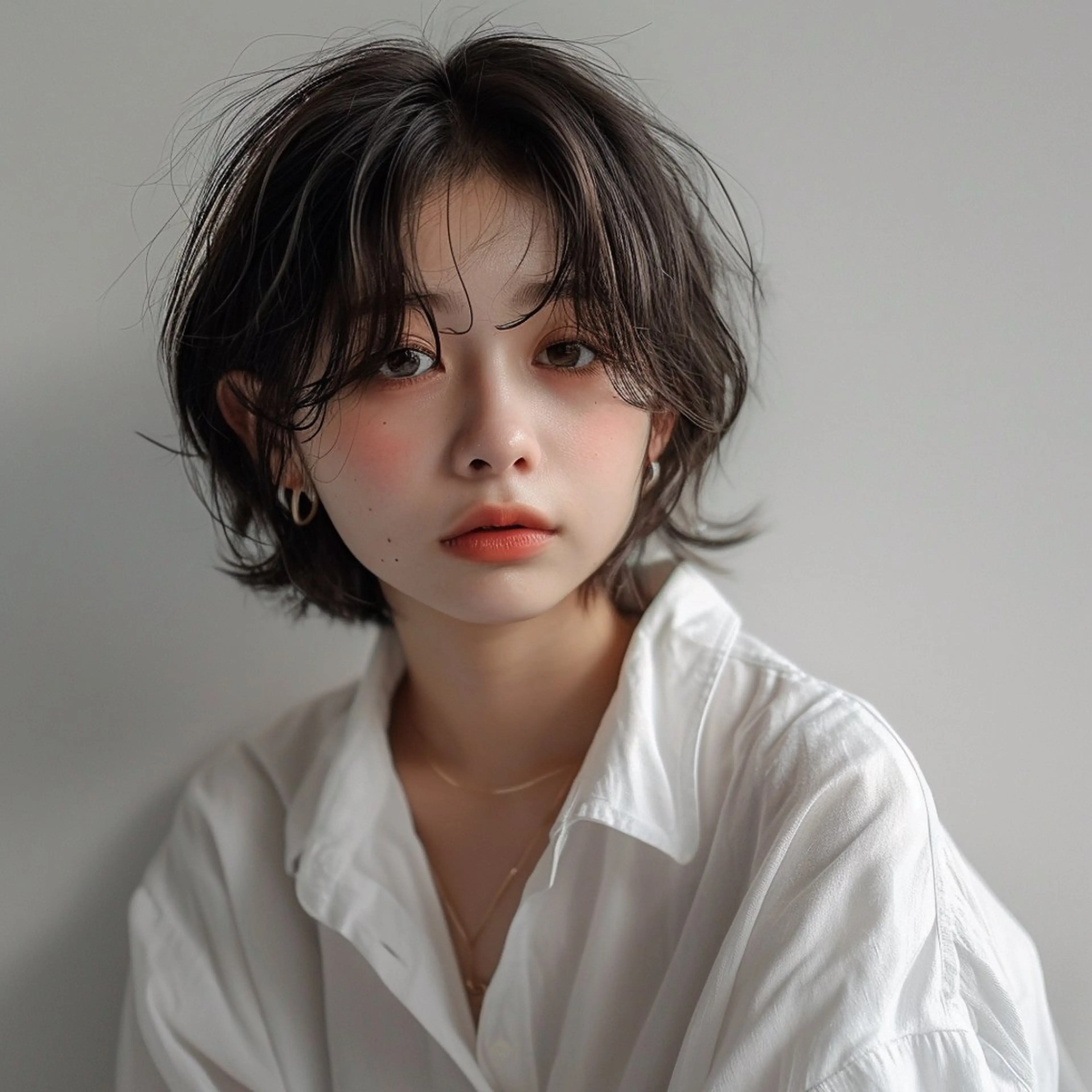 ショート レイヤーカット ショートヘア カット ヘアカラー トリートメント 髪質改善/白髪ぼかし KENTAのヘアスタイル