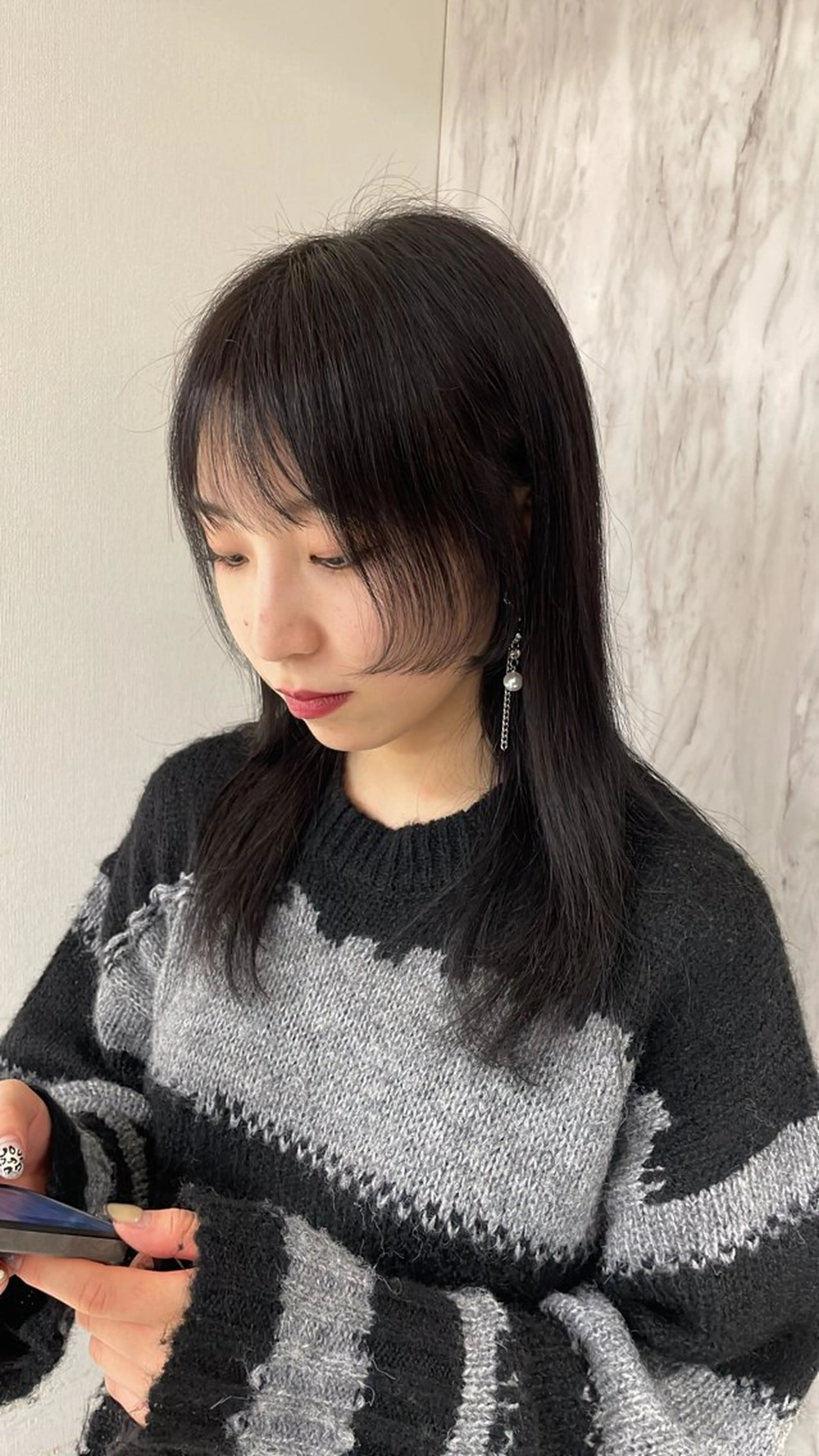 セミロング レビジュヘア 京都/桂のヘアスタイル