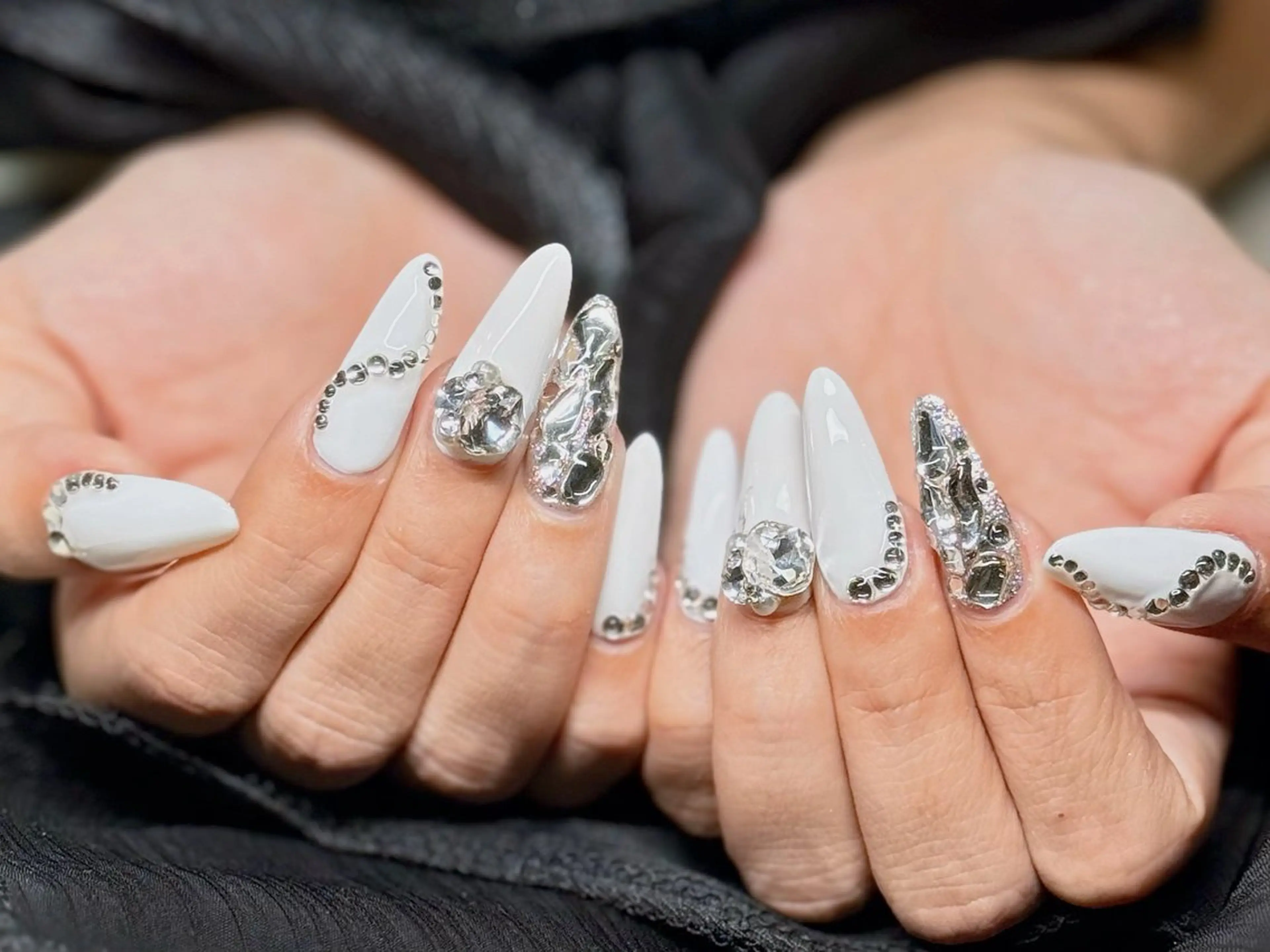 ネイル ハンドネイル 💜MIYA NAIL鶴見店のネイルデザイン
