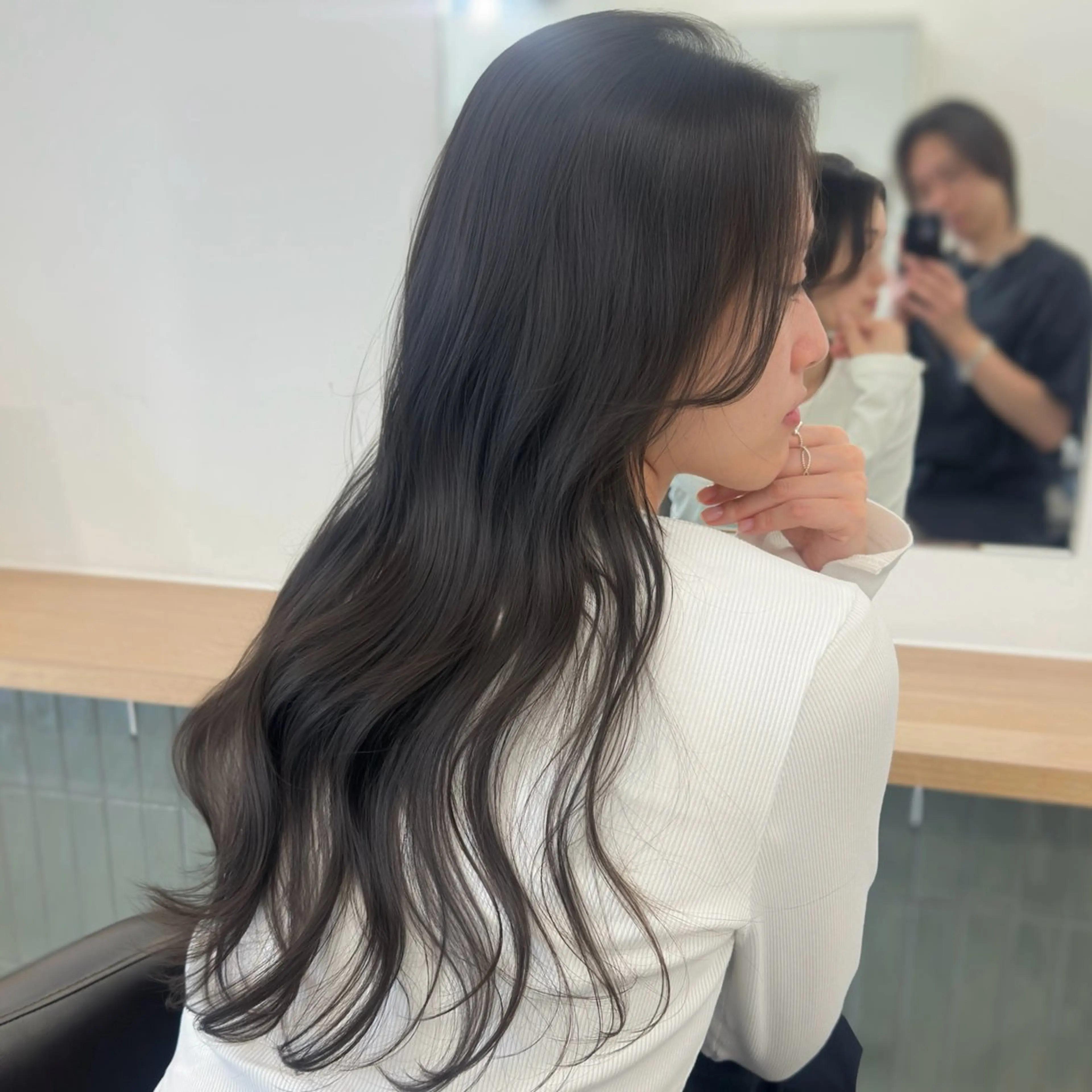 ロング カラー カット ヘアカラー トリートメント ブリーチなし/レイヤ ー特化🌈Tommyのヘアスタイル