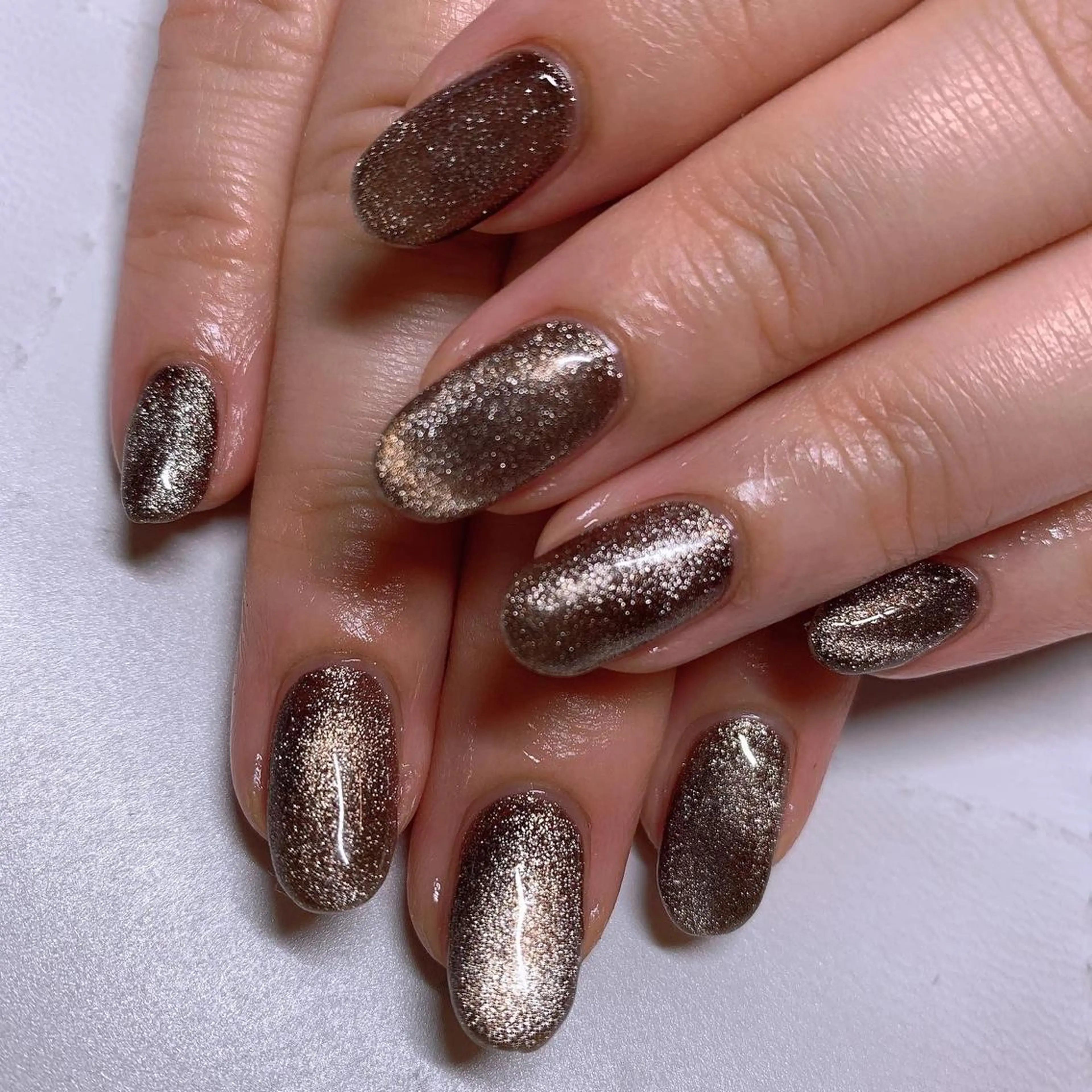 ネイル マグネットネイル マグネットワンカラー ワンカラーネイル Nail &Beauty Salon ☆Kirari☆所属・ビューティサロン ☆Kirari☆のネイルデザイン