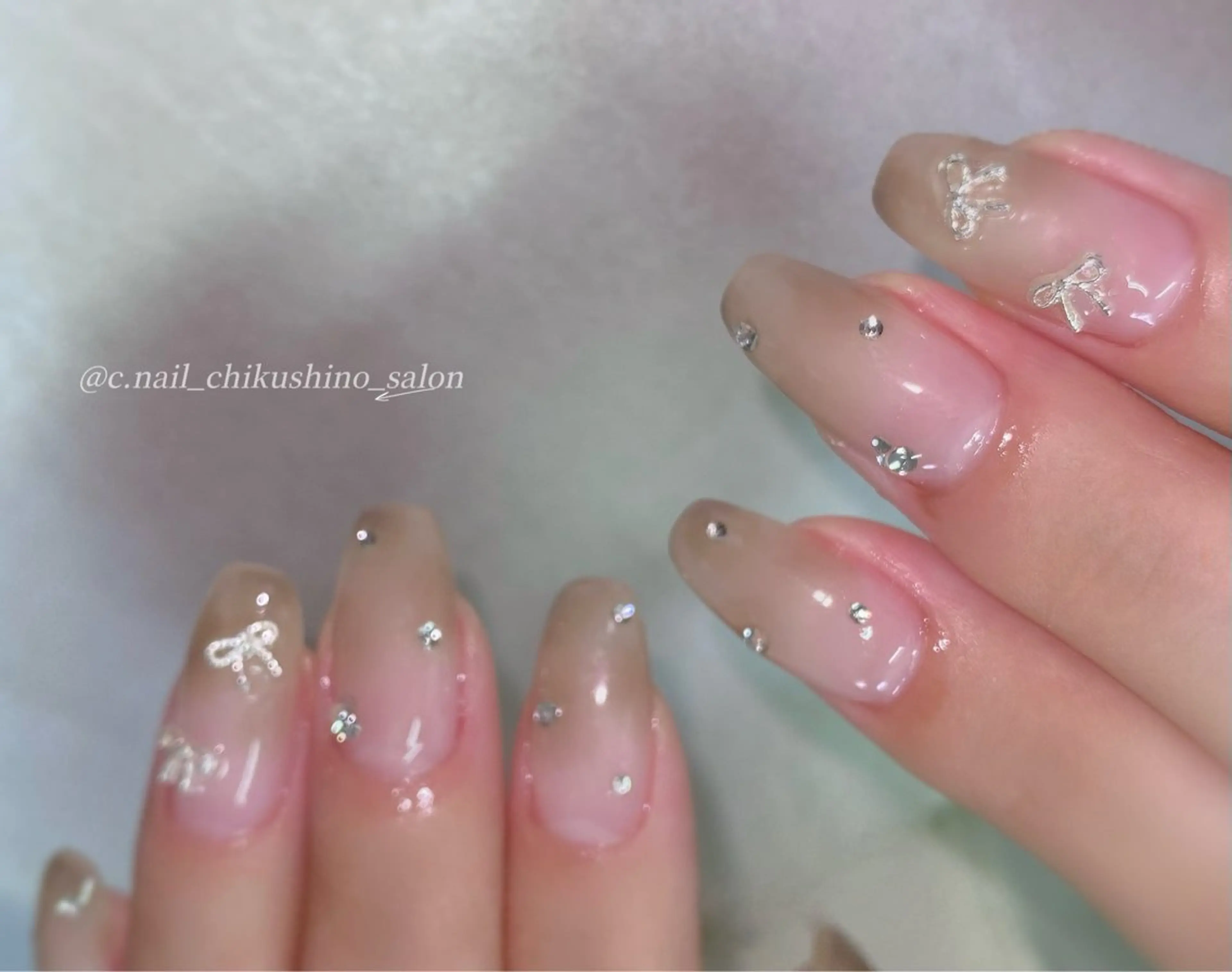 ネイル 持ち込み C.Nail &Eye筑紫駅のネイルデザイン