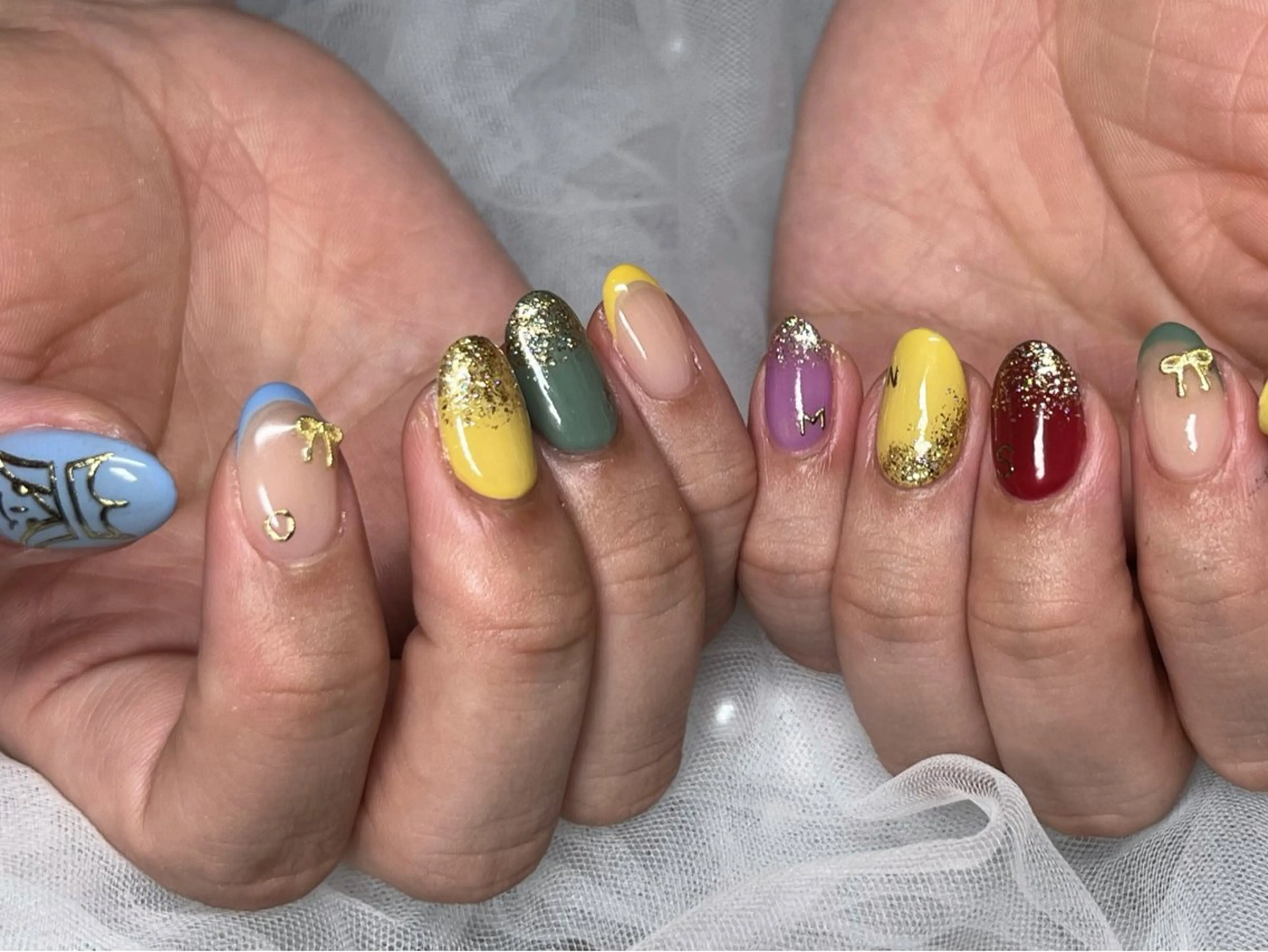 ネイル ハンドネイル なんば7nail YUZUHAのネイルデザイン