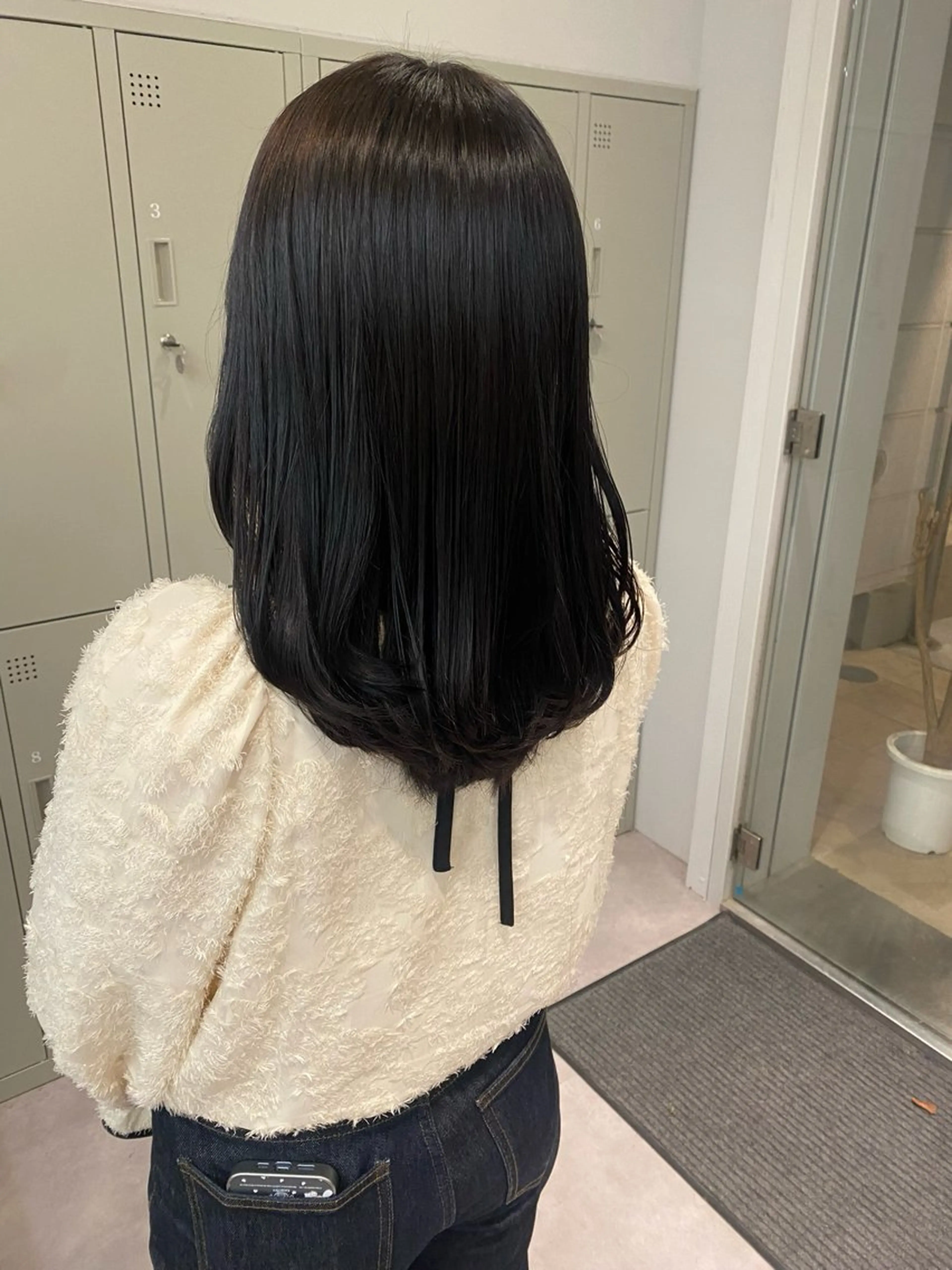 ミディアム カラー カット ヘアカラー 縮毛矯正 髪質改善/艶カラー /梅田/菅野🌟のヘアスタイル