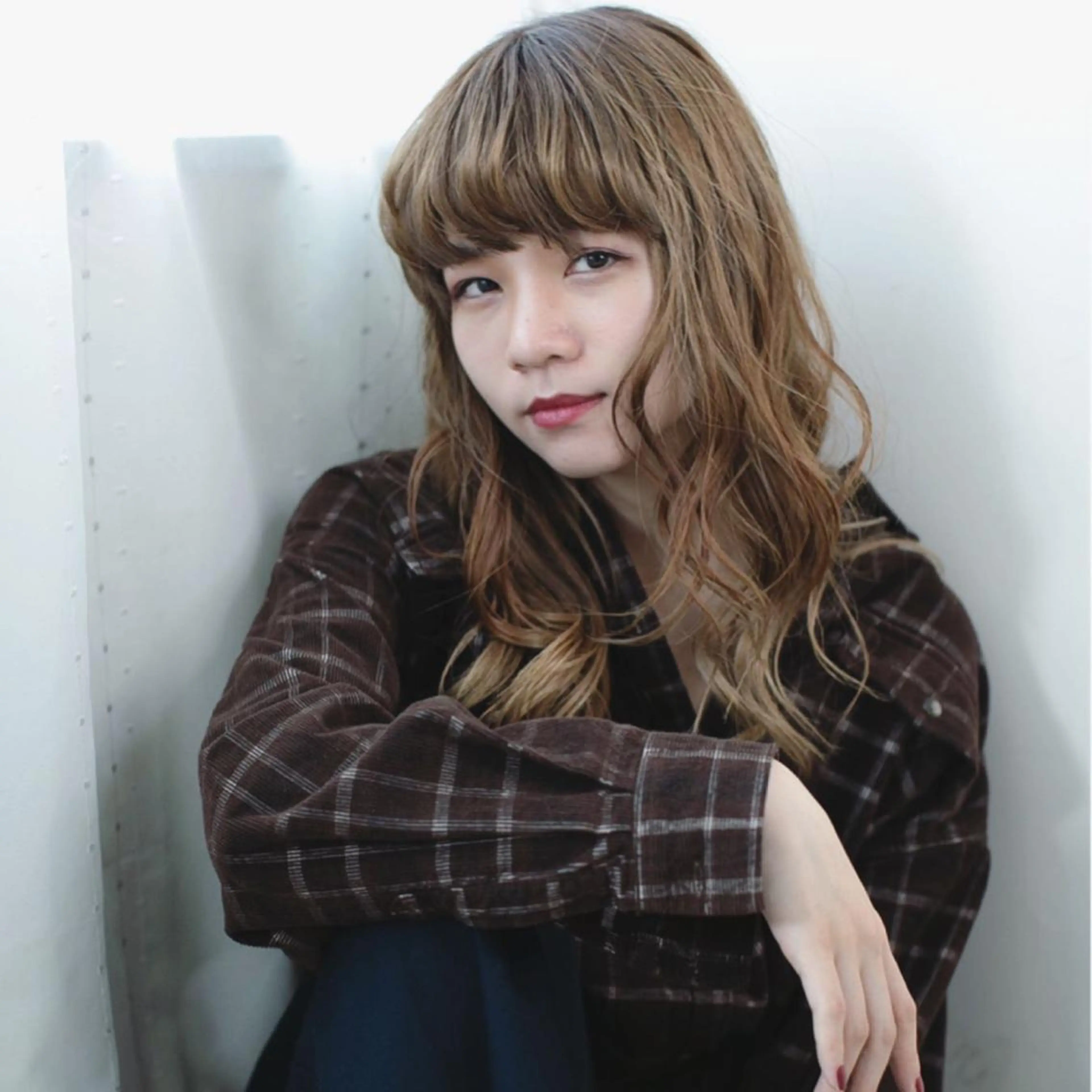 ロング カラー ヘアカラー トリートメント ボブウルフ／ボブ Satsuki【名駅のヘアスタイル