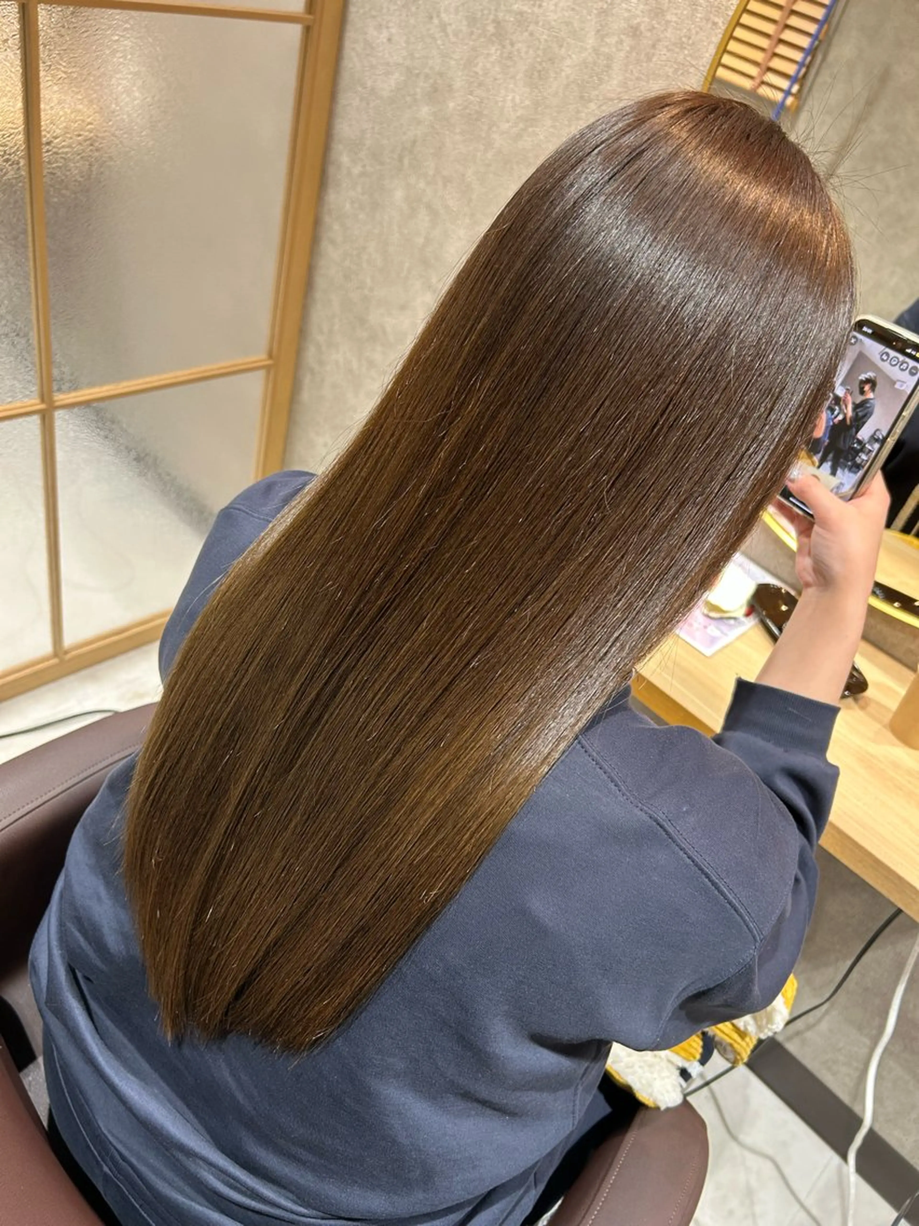ロング 酸性ストレート 川崎 勇太のヘアスタイル