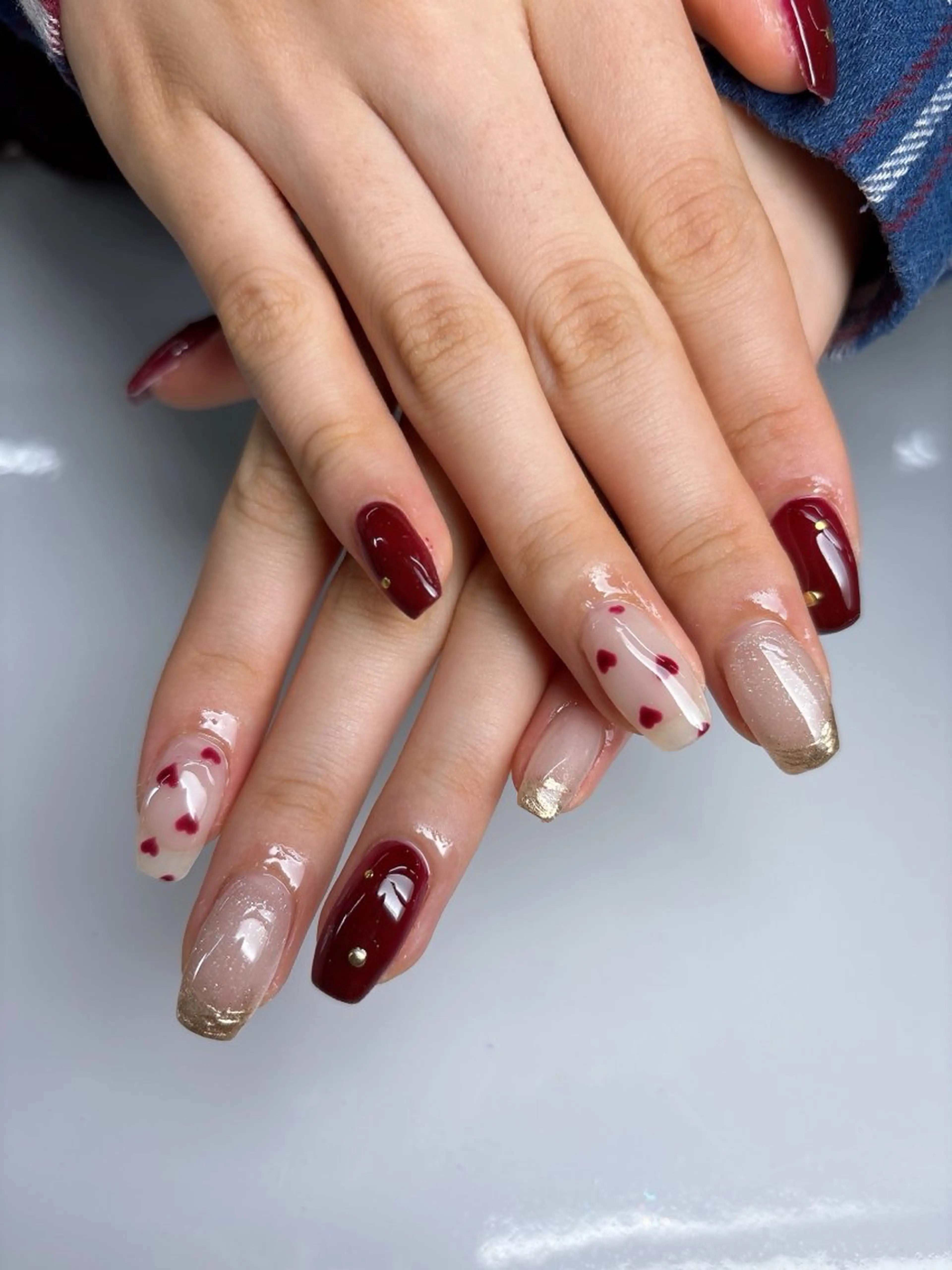 ネイル 冬ネイル MOE🍒´- nailのネイルデザイン
