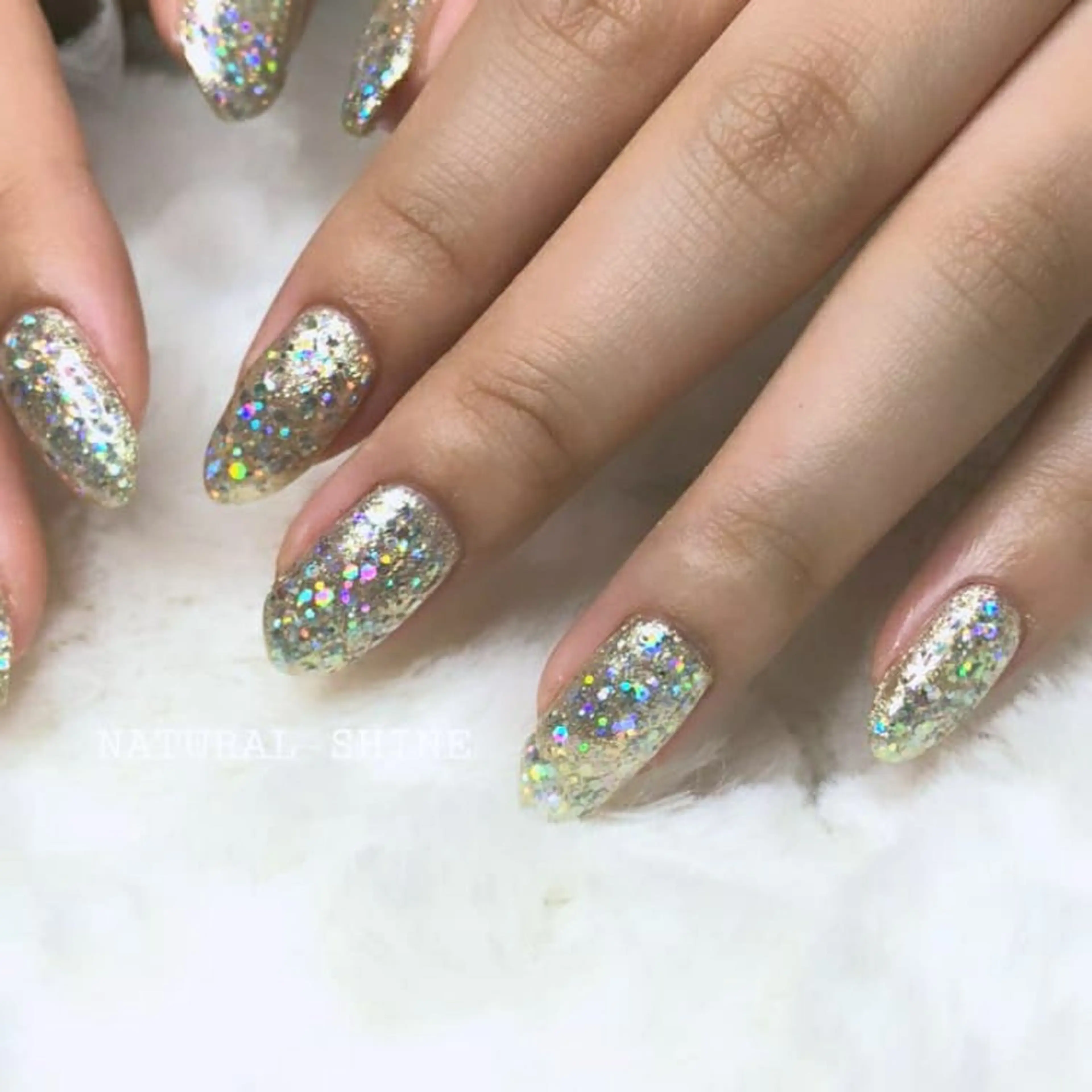 ネイル ラメ(グリッター) ワンカラーネイル ハンドネイル N.Sサロン Miyauchiのエステ・リラクイメージ