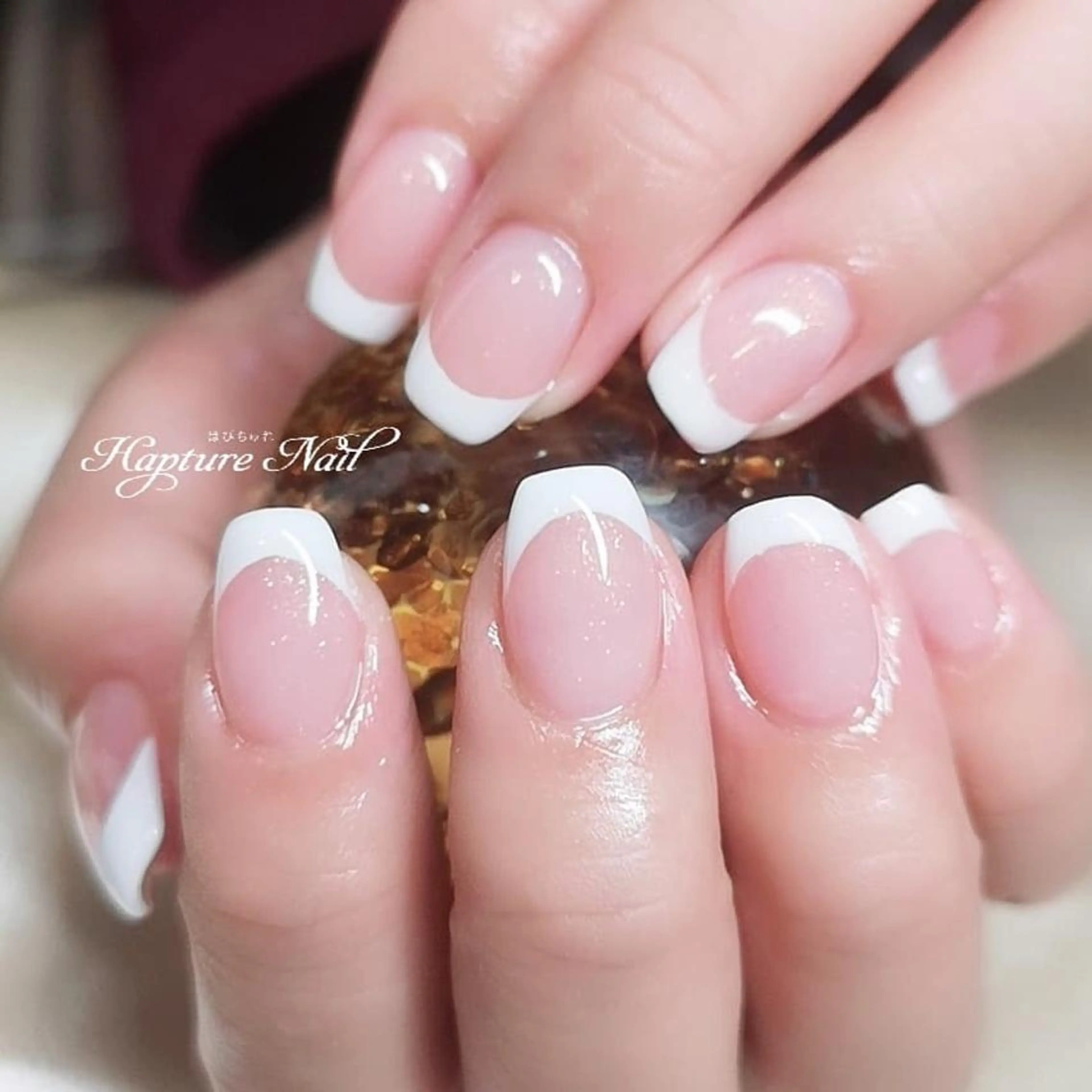 ネイル アートネイル フレンチネイル キラキラネイル オフィスネイル シンプルネイル m- Hiroのネイルデザイン