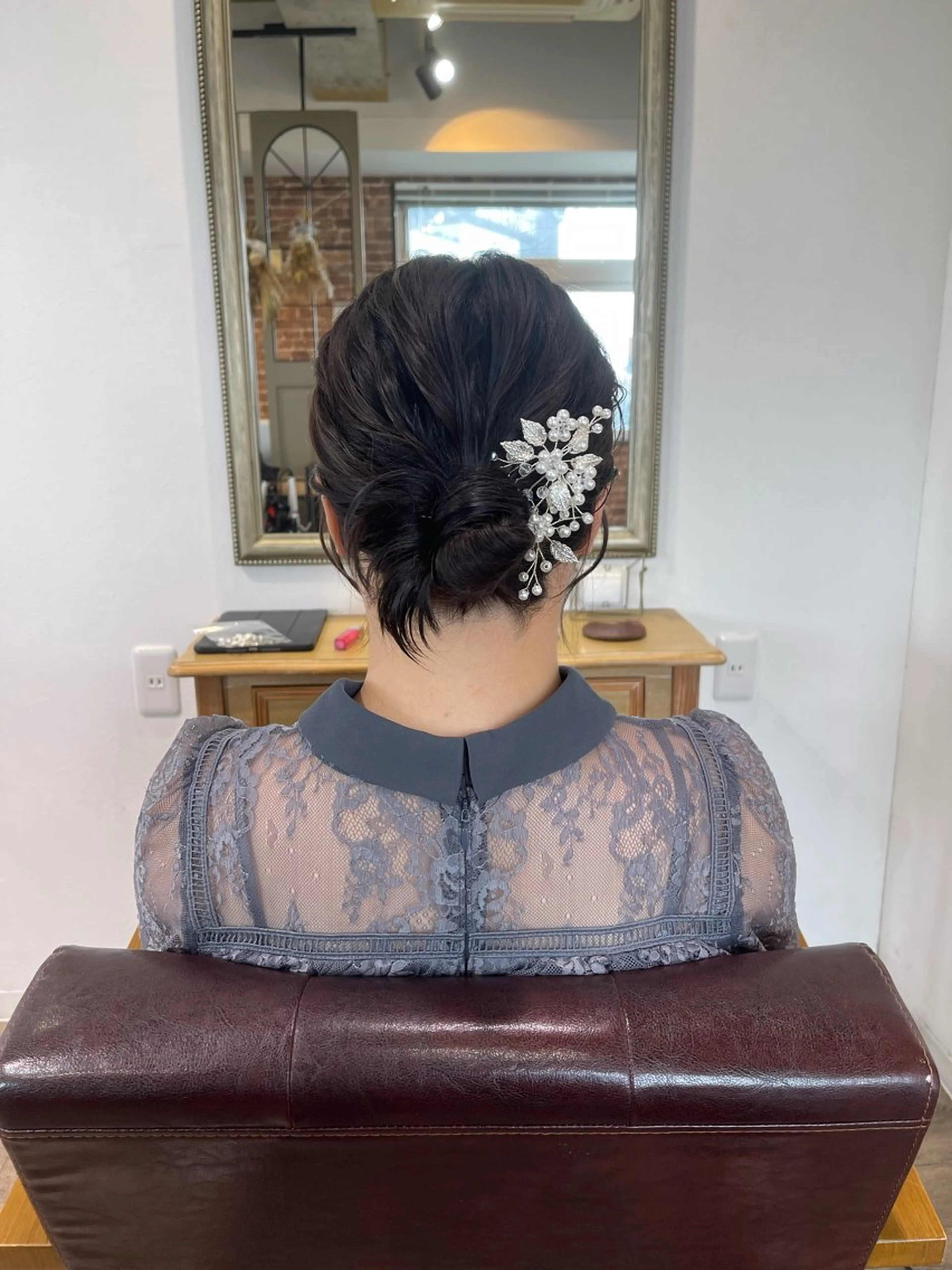 ショート ヘアアレンジ ヘアセット Felice Erikaのヘアスタイル