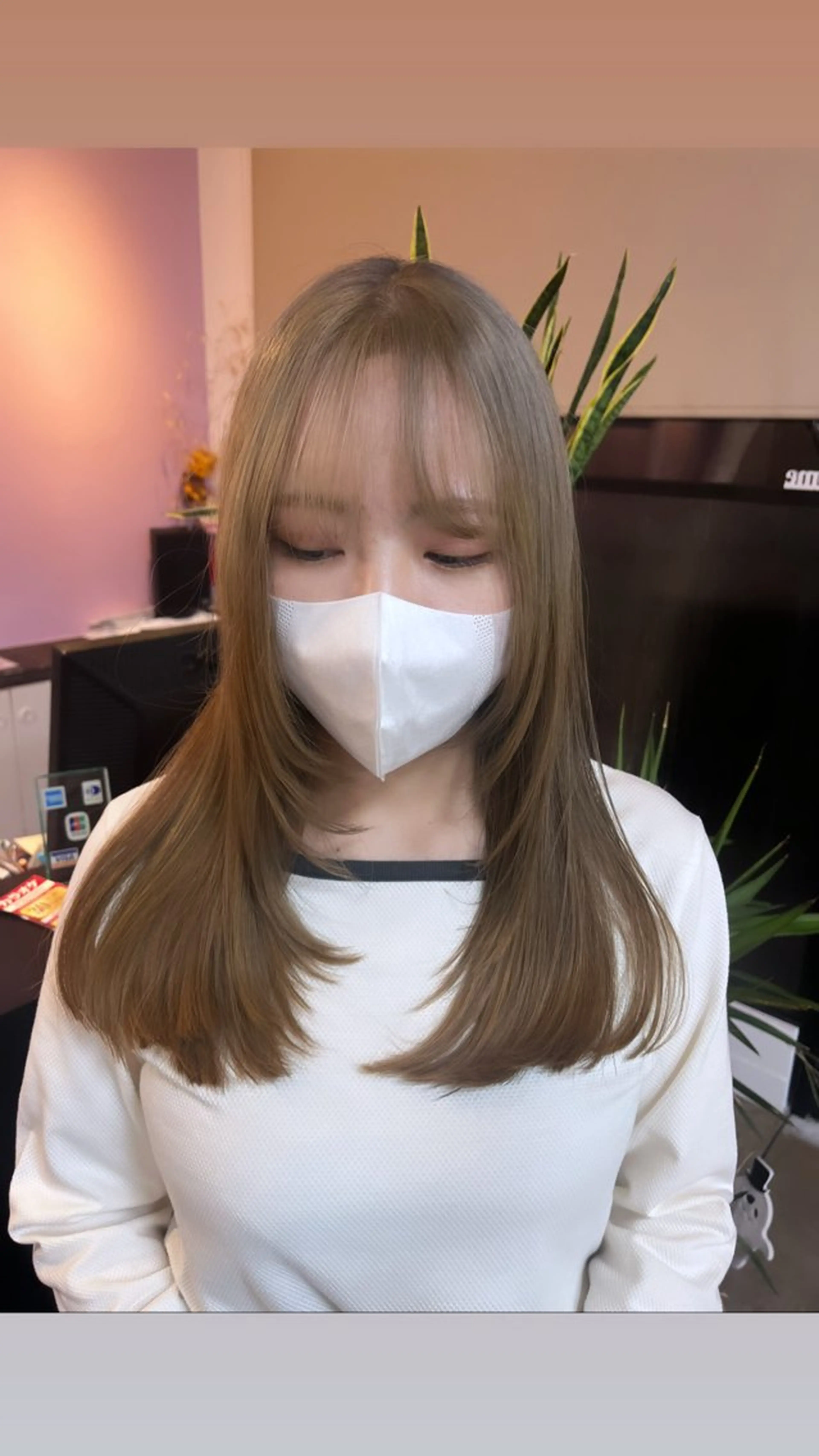 セミロング 木本晴香/髪質改善 /艶カラー透明感のヘアスタイル