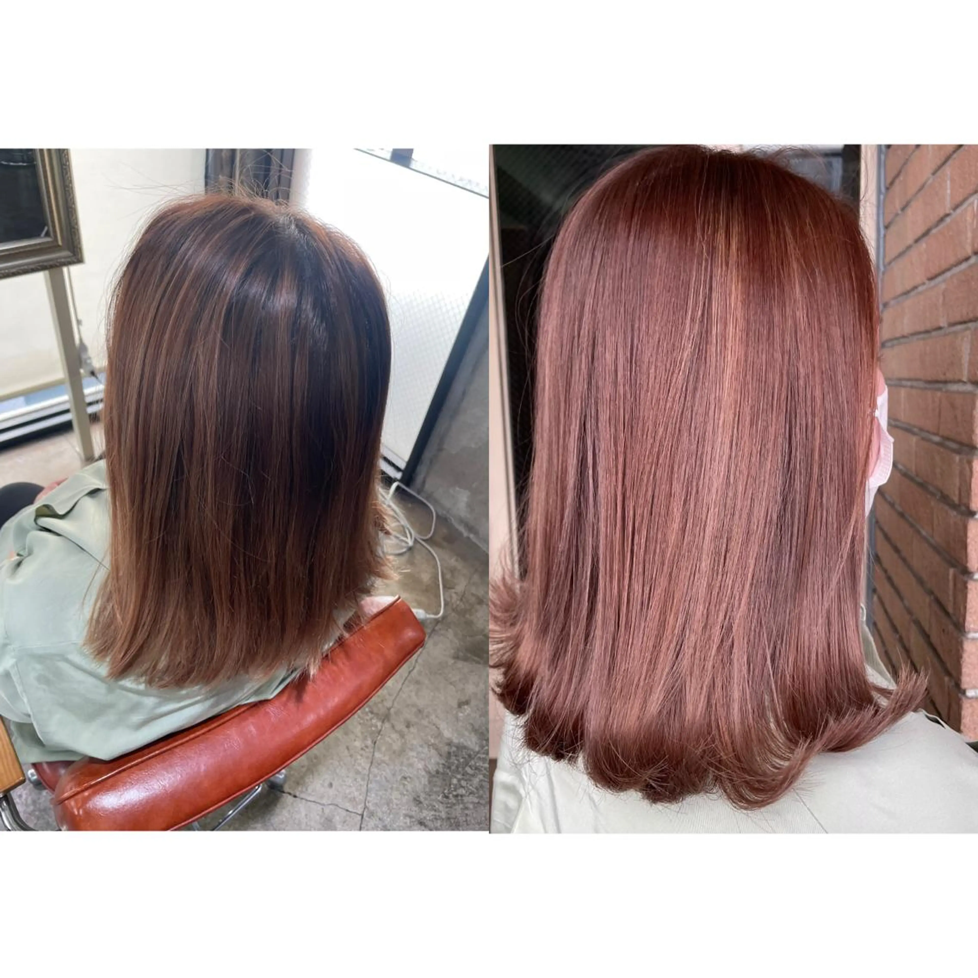 ミディアム カラー 髪質改善 トリートメント 🌈髪質改善💕 縮毛矯正✨青木まで✨のヘアスタイル