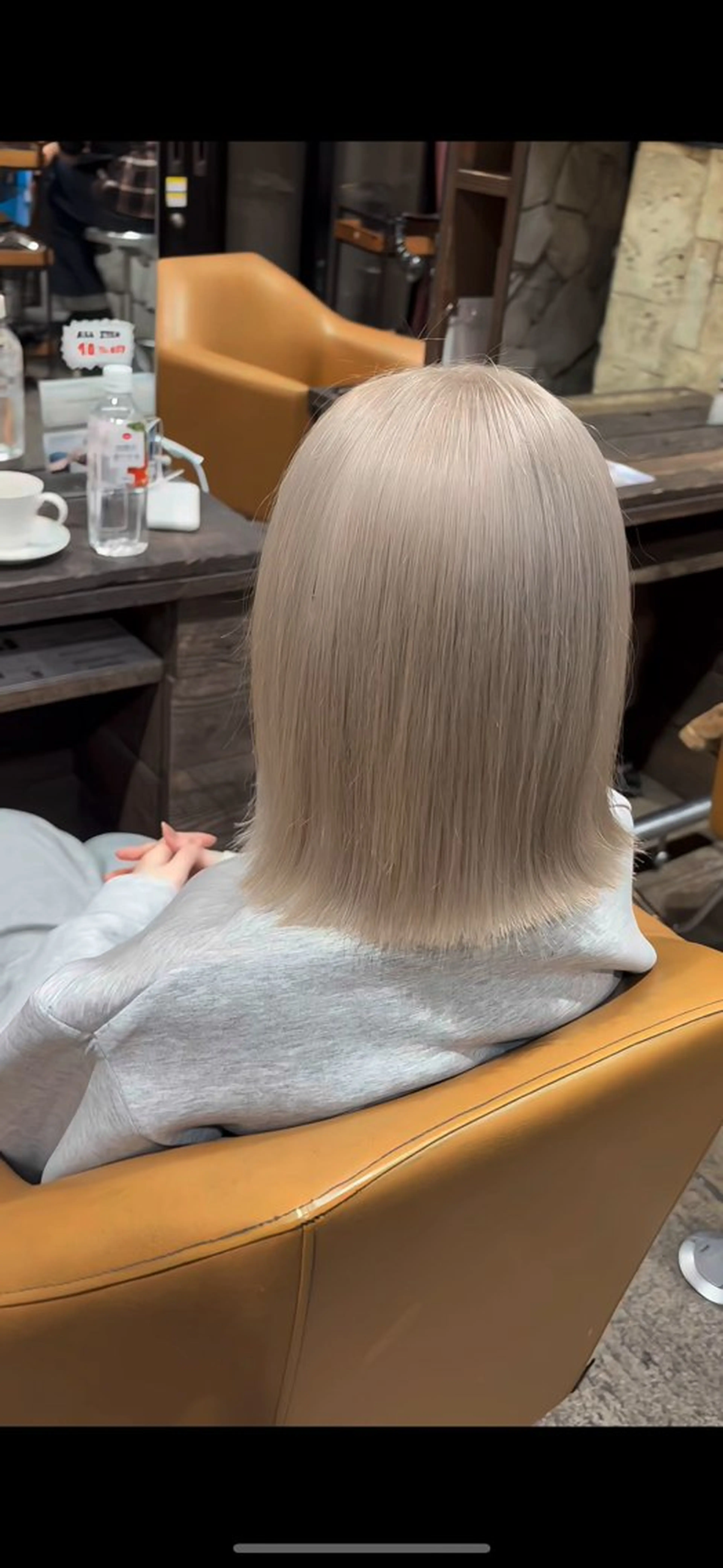 ミディアム カラー ヘアアレンジ ブリーチ ヘアカラー トリートメント 名駅/垢抜けカラー/ 髪質改善/リナ♡のヘアスタイル