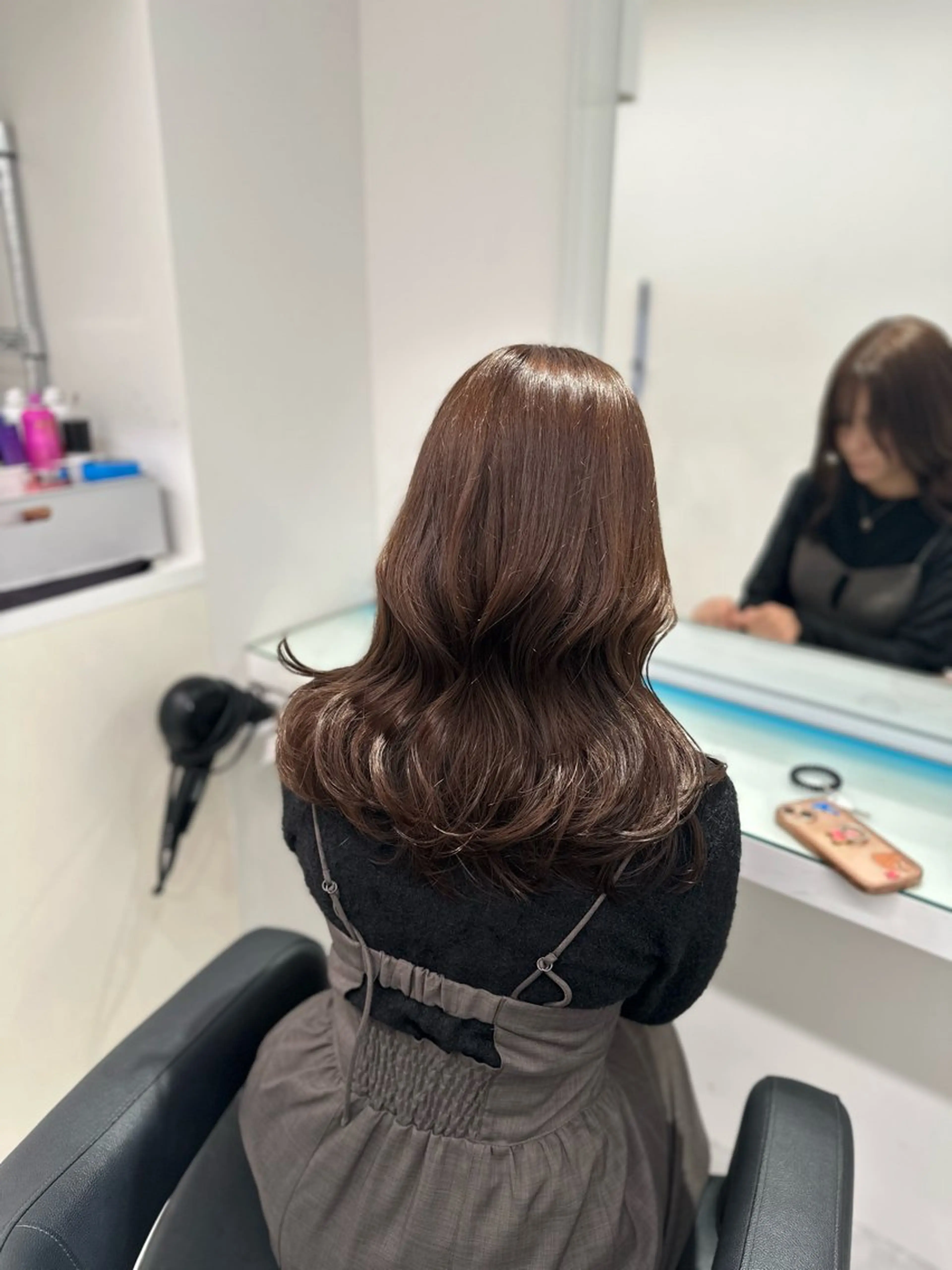 ミディアム カット ヘアカラー トリートメント 💖海外girl💖 レイヤー/MEARIのヘアスタイル