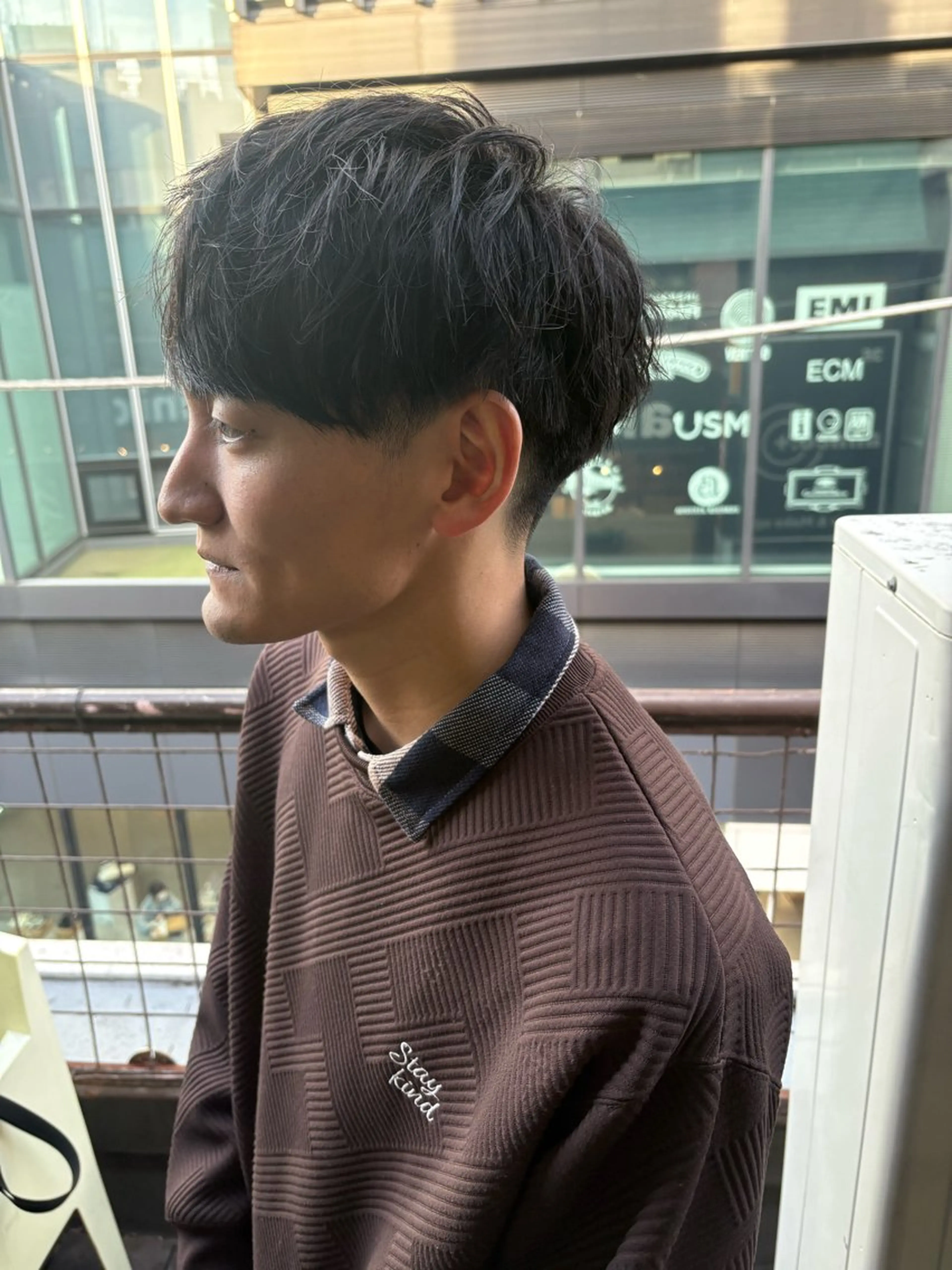 ヘアアレンジ メンズ マッシュ カット トリートメント ヘアセット メンズ特化✂️栗原 侑也のヘアスタイル