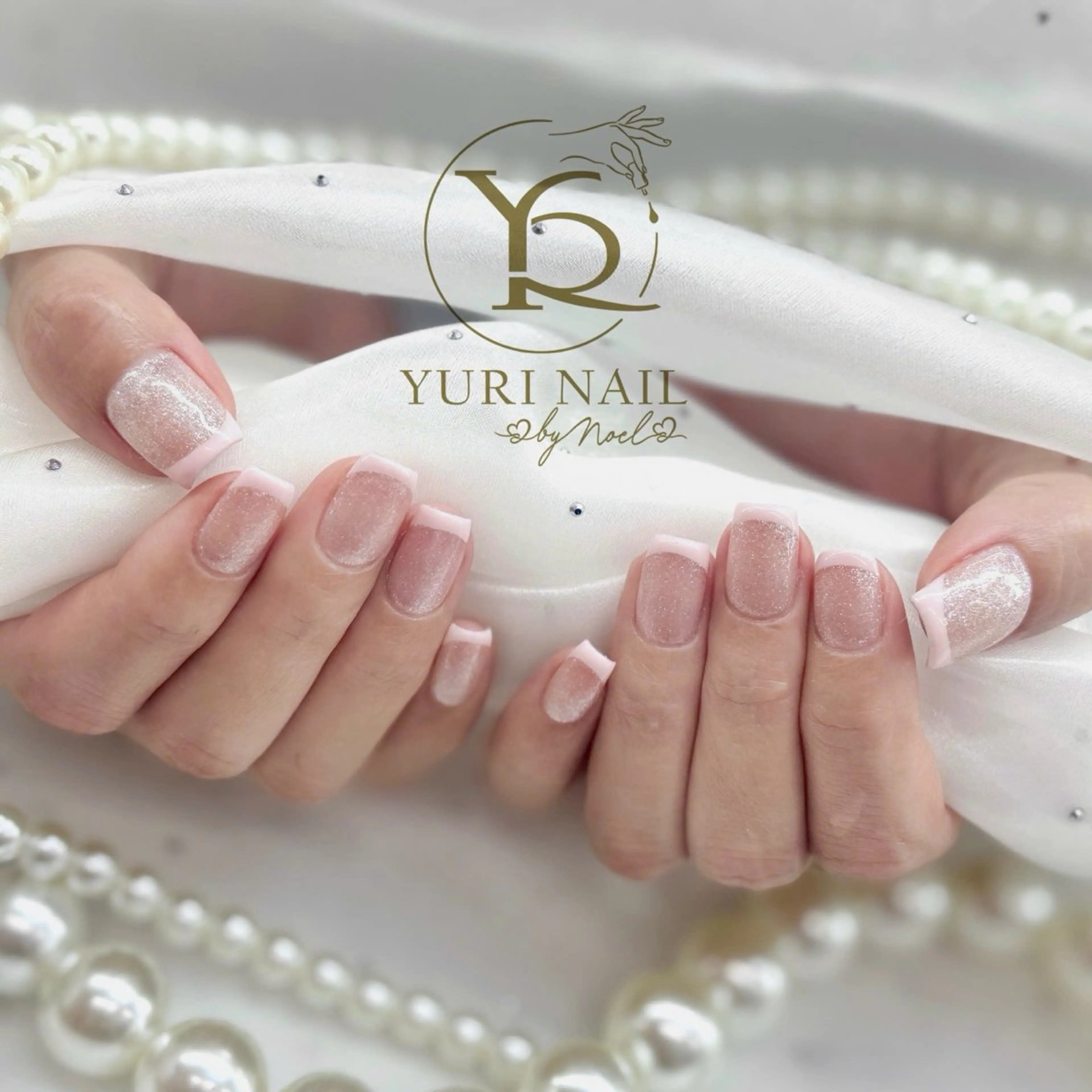 ネイル チークネイル フットネイル フレンチネイル グラデーション キラキラネイル ハンドネイル フットネイル ハンドケア YURI Nail Funabashiのネイルデザイン