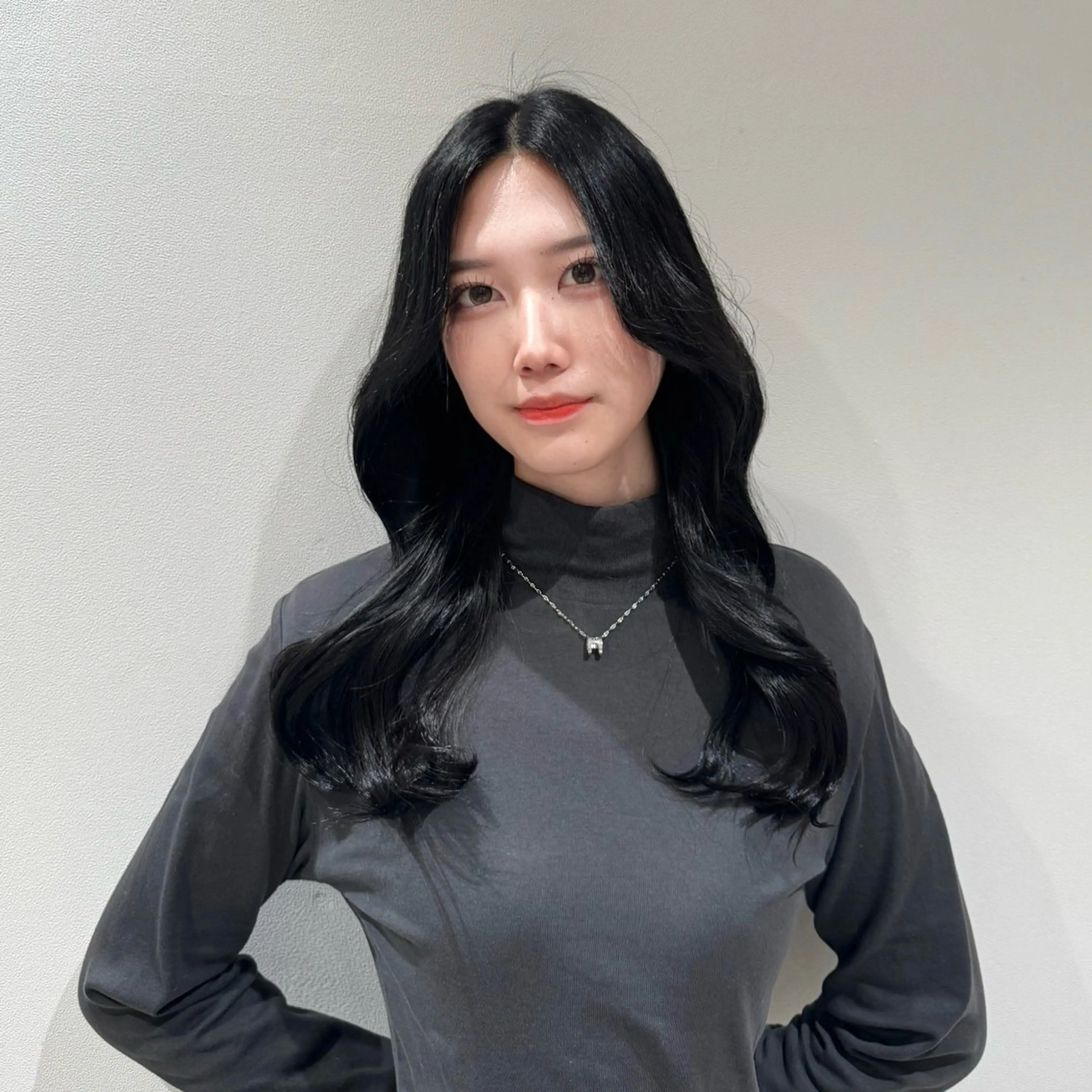 ロング カラー カット ヘアカラー トリートメント 🩷渋谷/韓国レイヤ ー/透明感Sayaのヘアスタイル