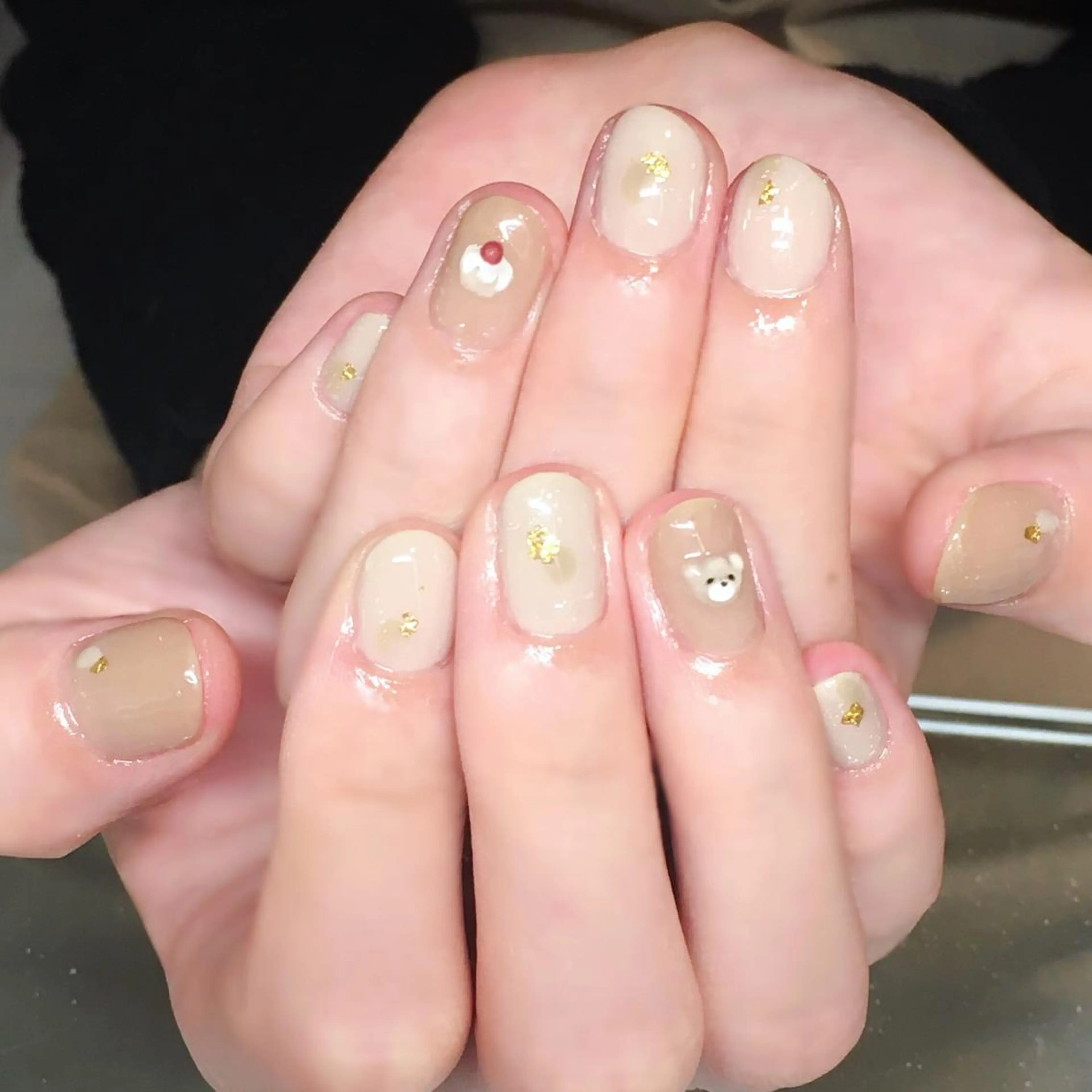 ネイル アートネイル クリアネイル ジェルネイル ニュアンスネイル ぷっくりネイル Nyanco Nailのネイルデザイン