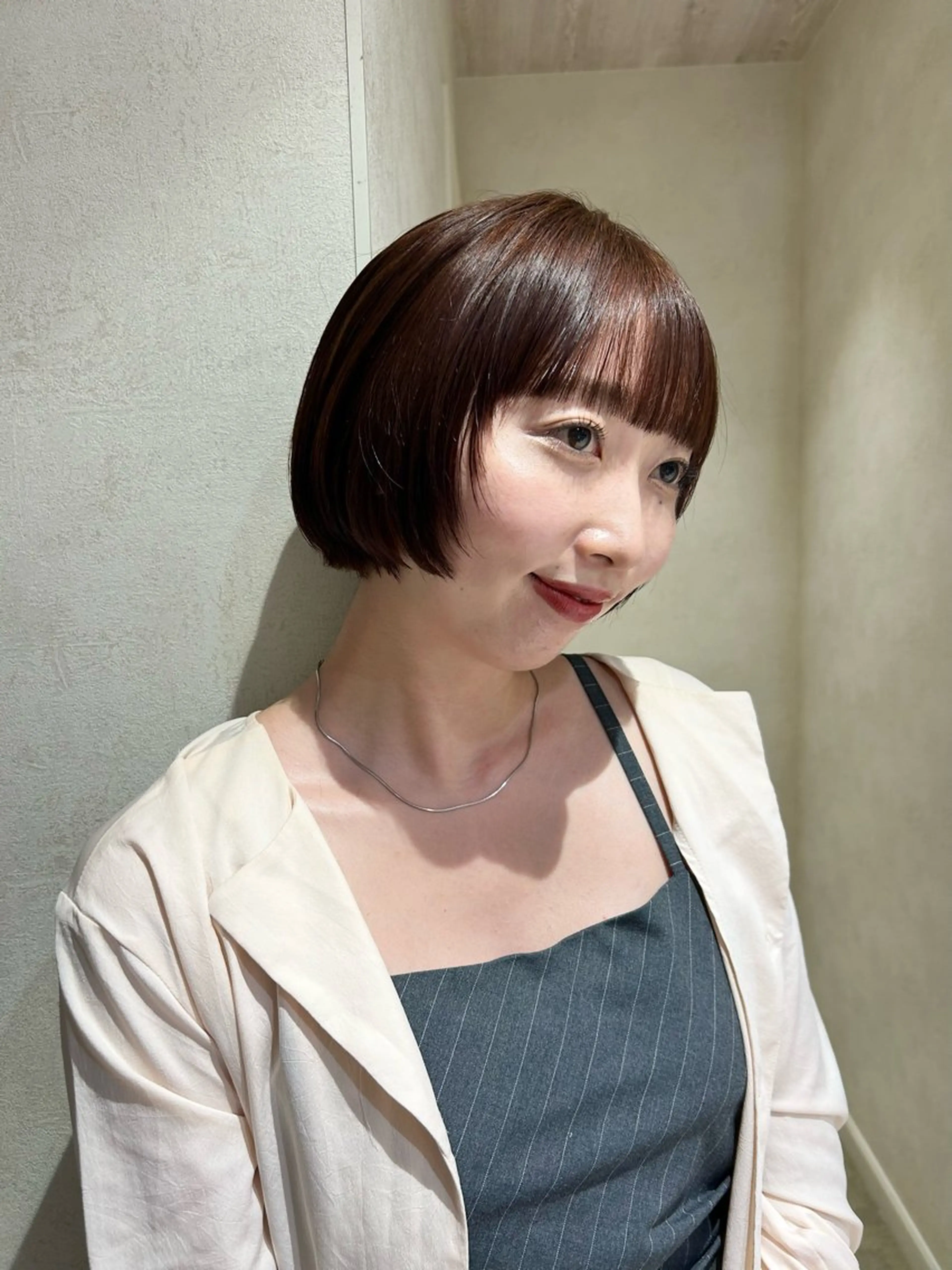 ショート カラー Sora/レイヤー/ 似合わせカラー🤎のヘアスタイル