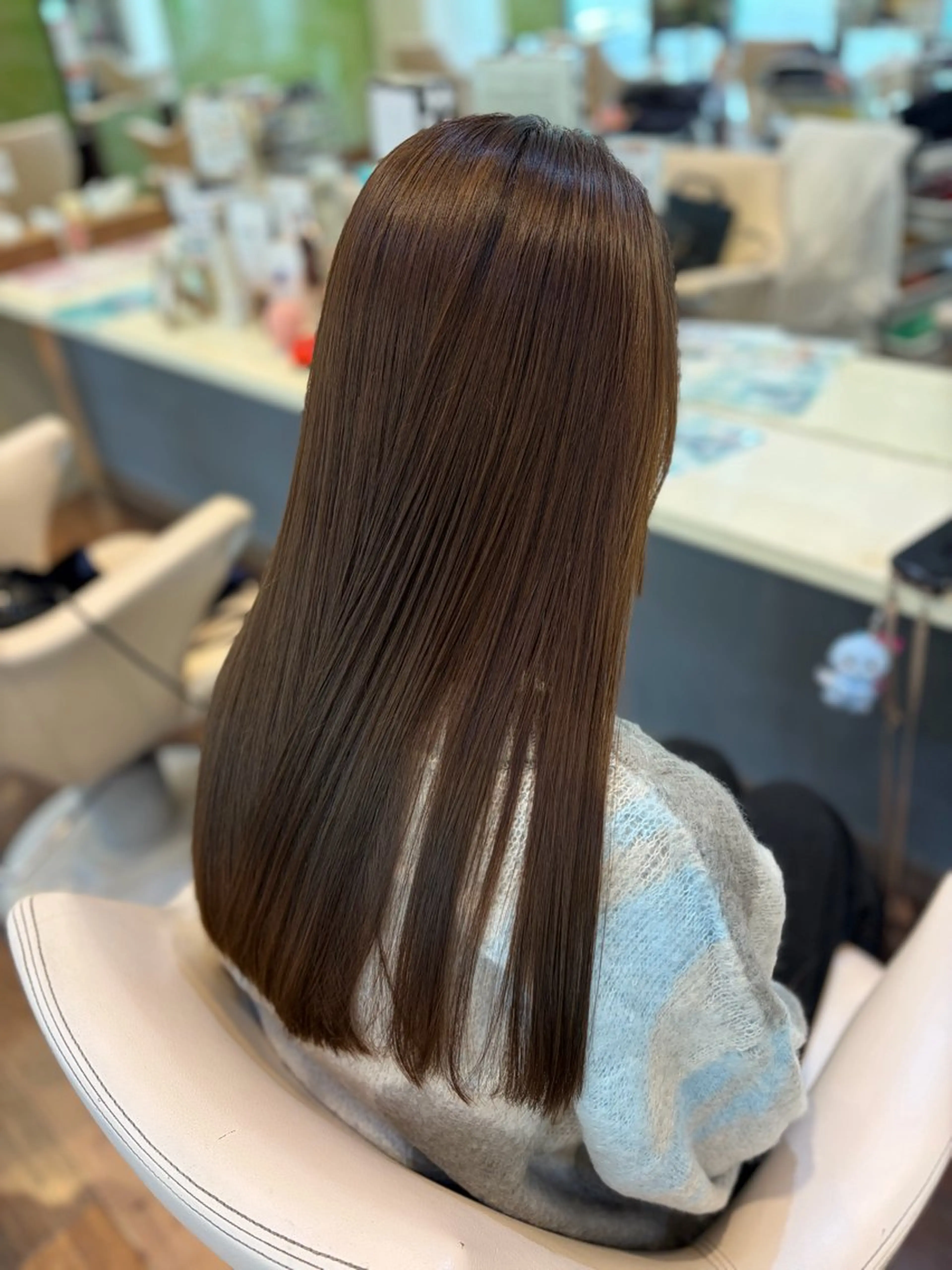 ロング カット ヘアカラー 🎀髪質改善🎀 Olive南森町のヘアスタイル