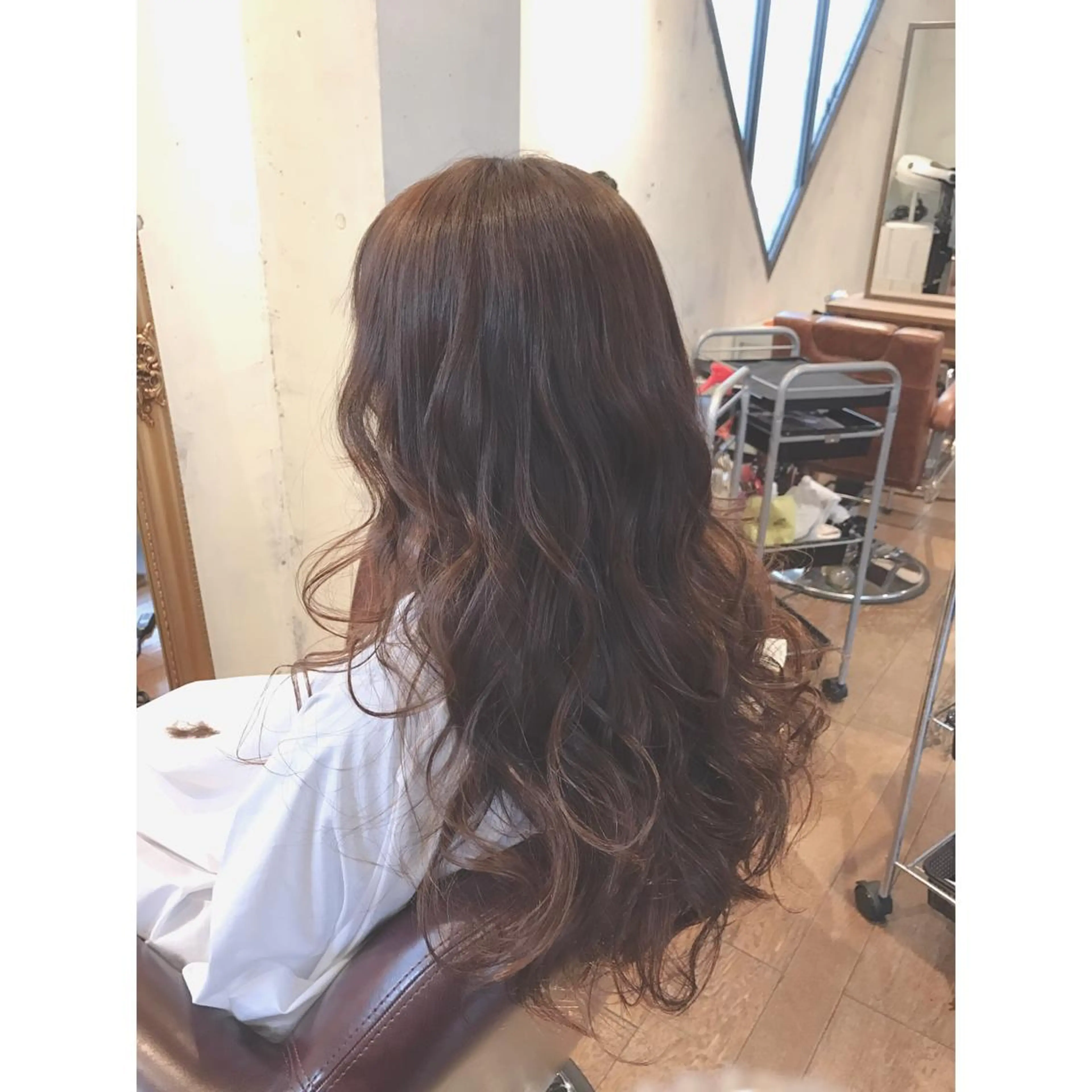 ロング カラー ヘアアレンジ マエダ　カズエ🫶 coronahairのヘアスタイル