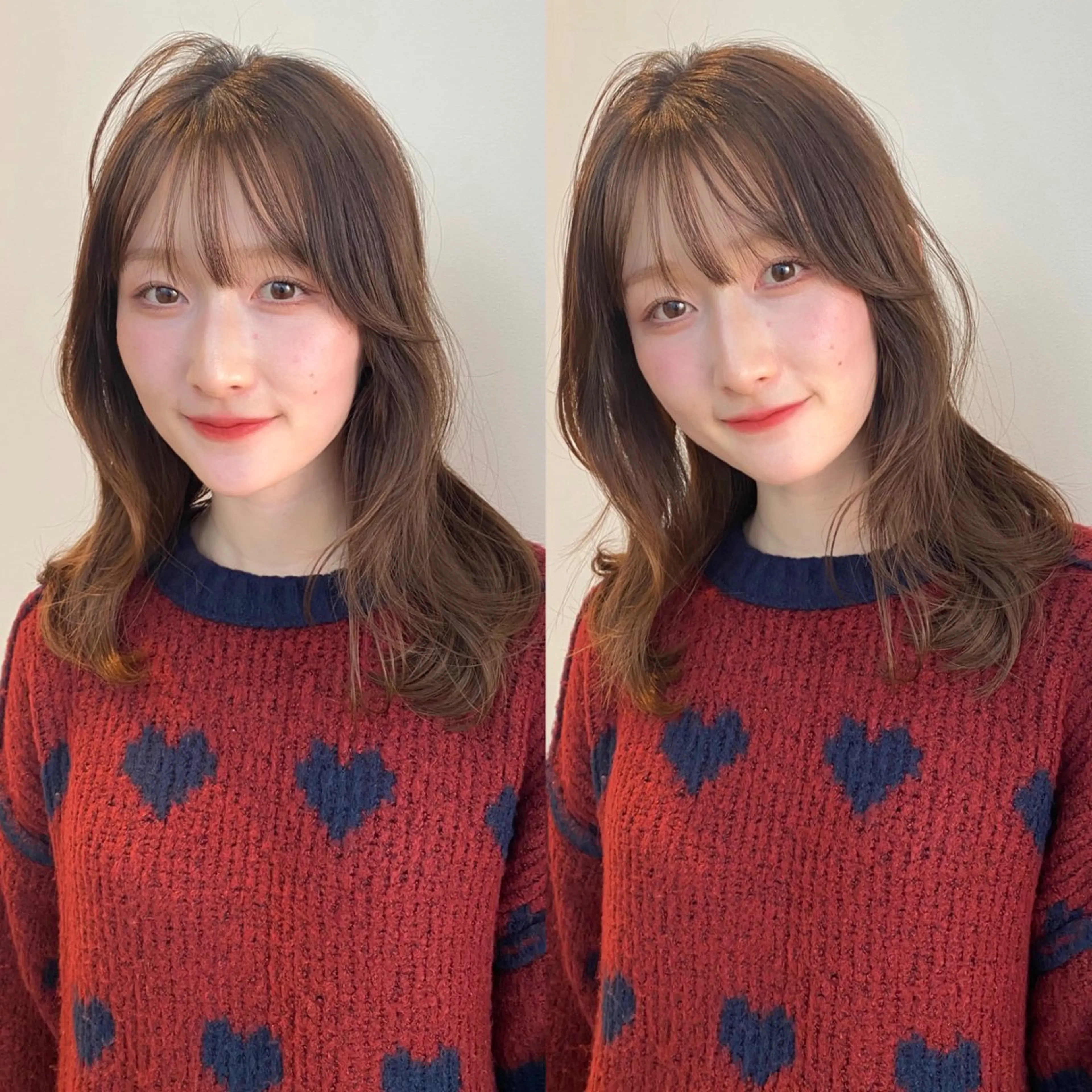 ミディアム カラー カット トリートメント mai / linoah˚✧のヘアスタイル