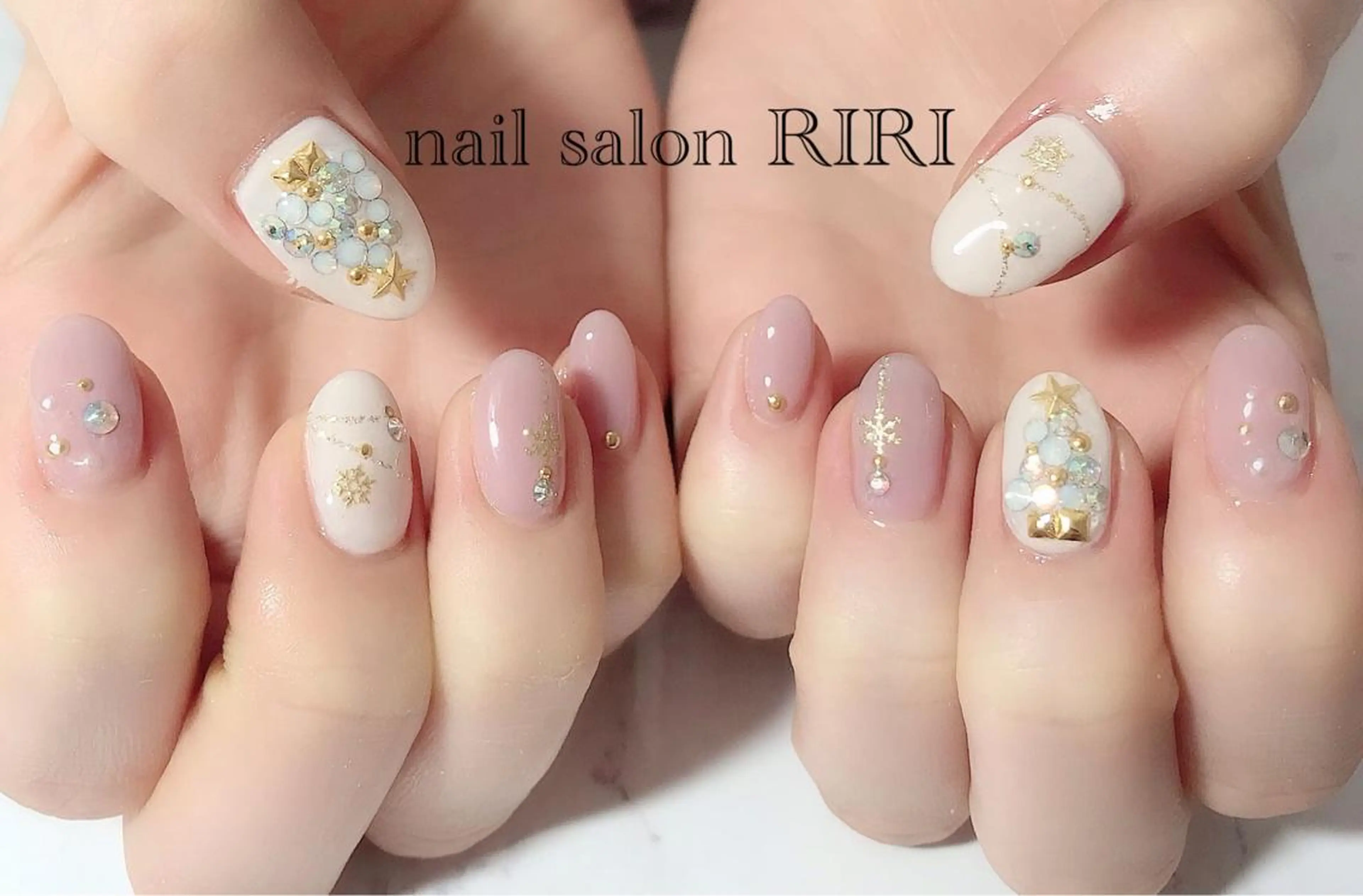 ネイル 冬ネイル クリスマス private  nail  salon RIRI所属・RIRI リリのネイルデザイン