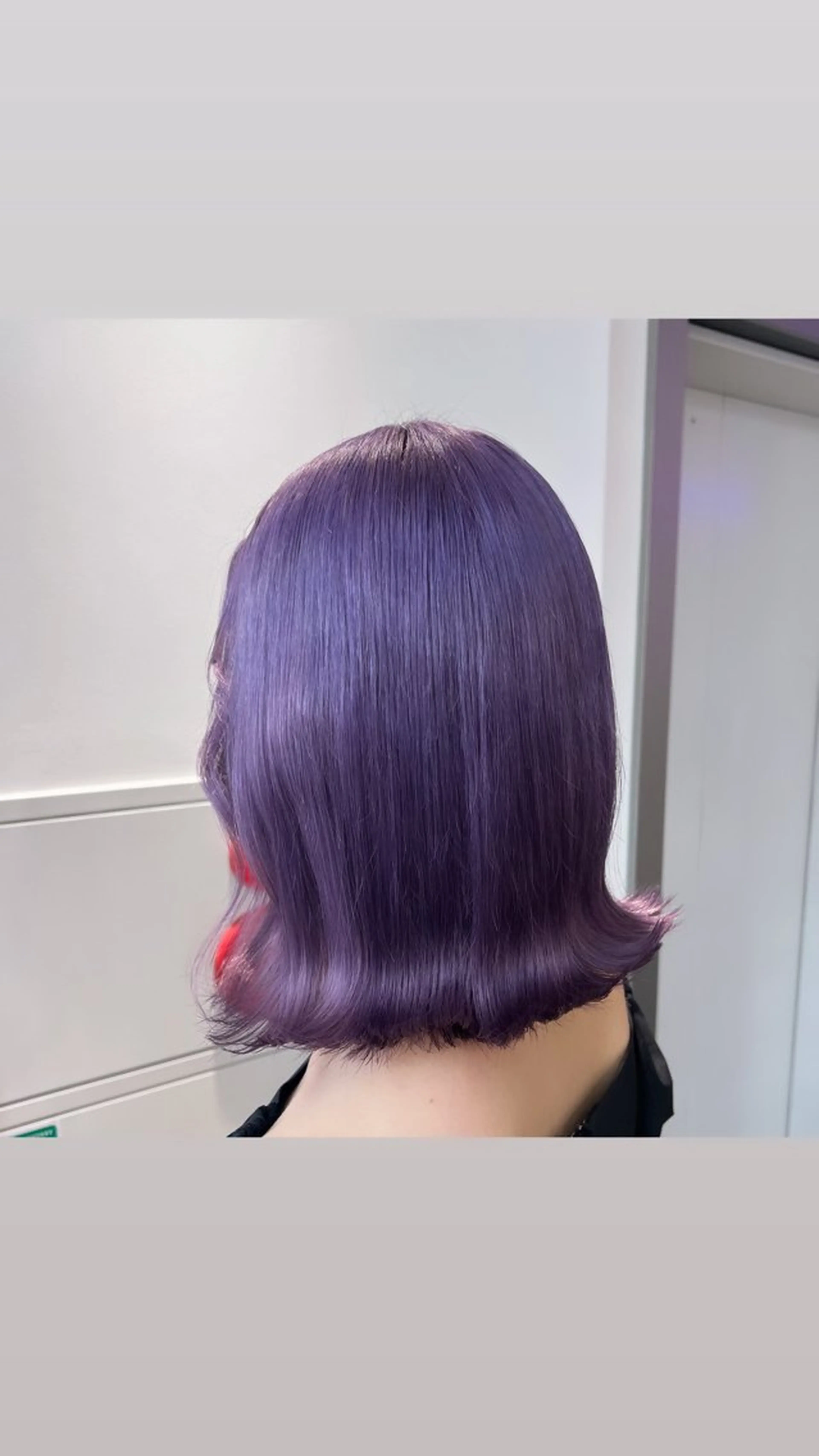 カラー ヘアカラー トリートメント 🌼動き×透明感🩵 ハイトーン/ナナのヘアスタイル