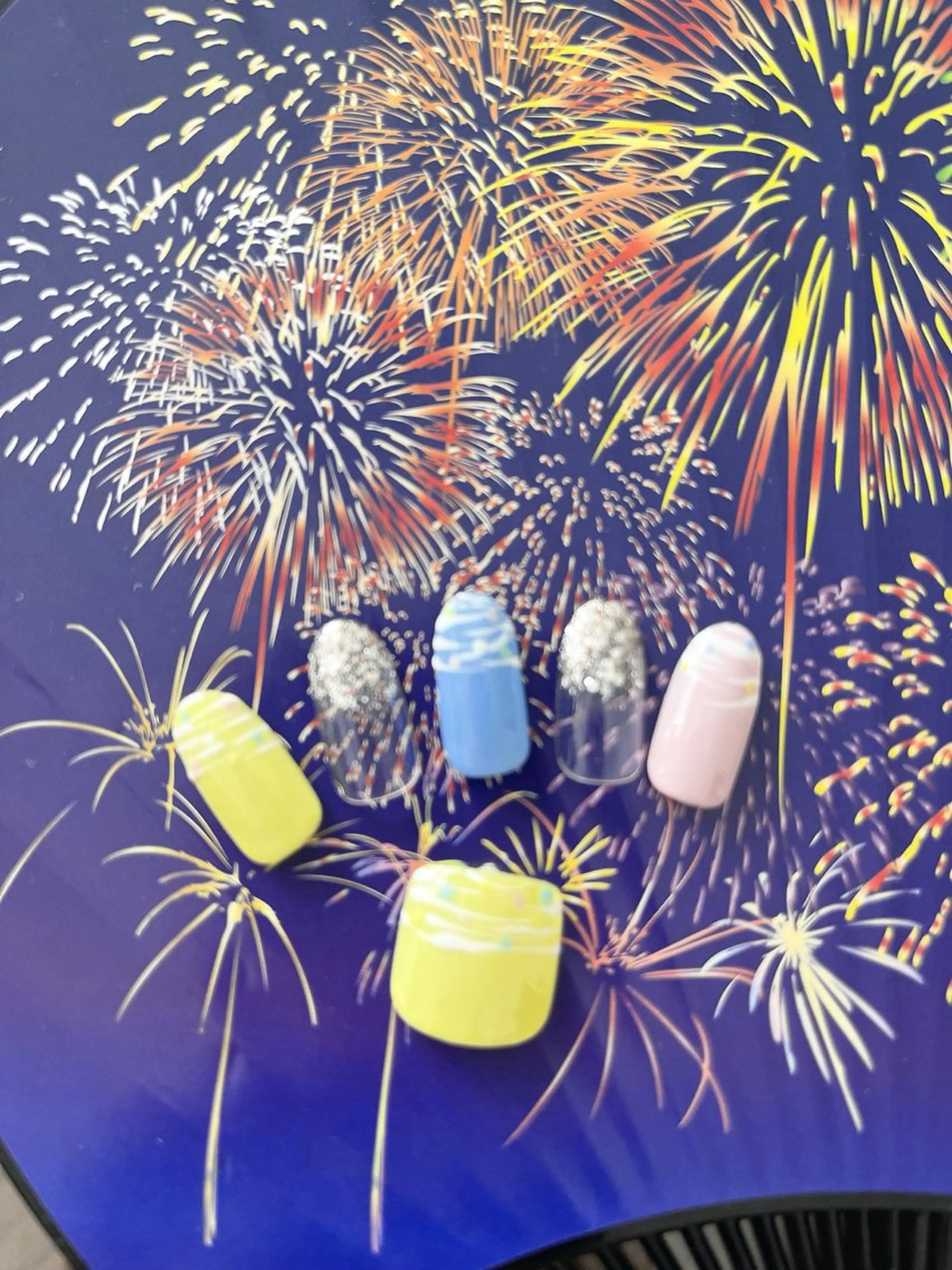 ネイル アートネイル フットネイル ヨーヨーネイル かわむら りょうこのネイルデザイン