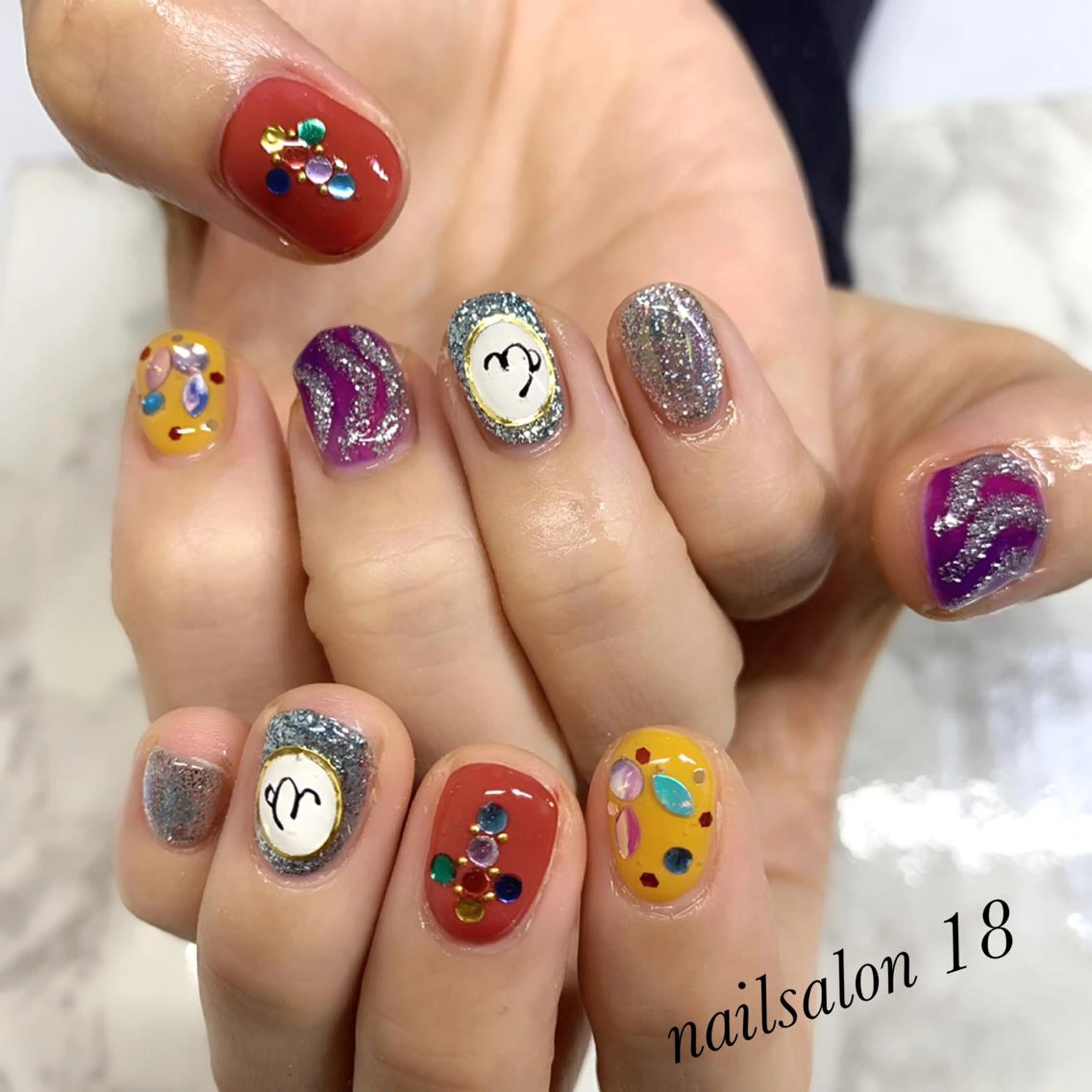 メンズ ネイル nail salon 18.のネイルデザイン