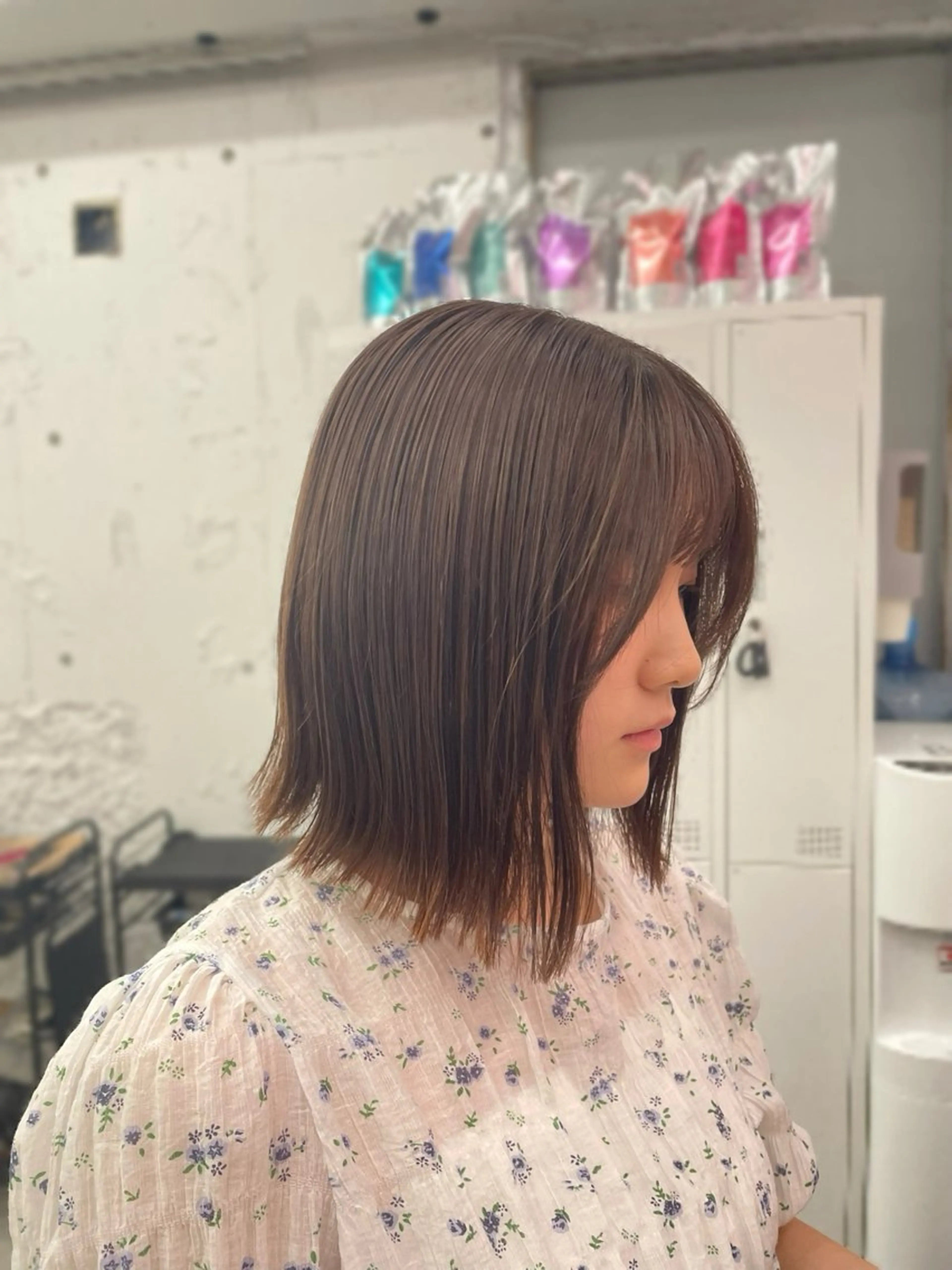 ミディアム カット トリートメント 今園 桃愛のヘアスタイル