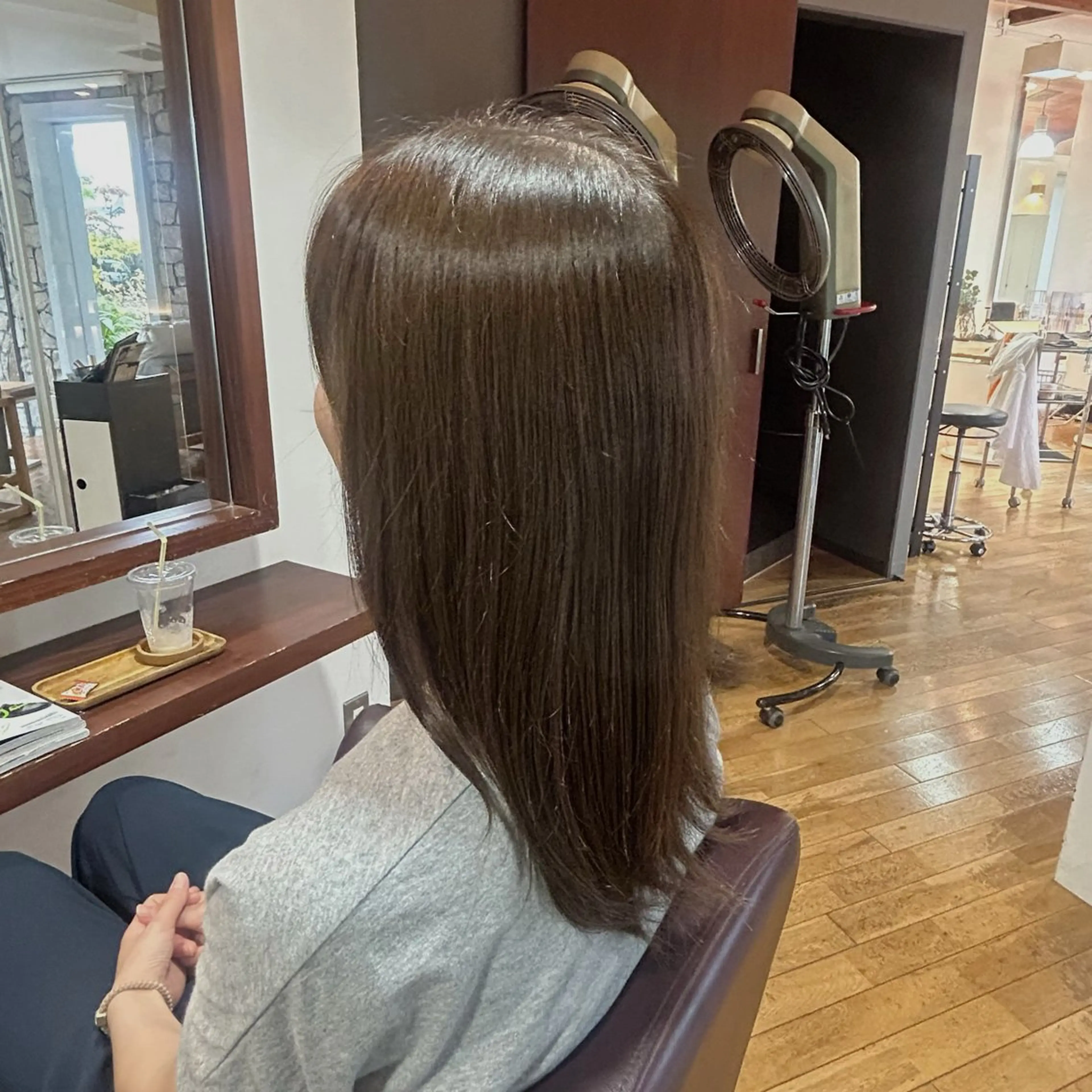 ミディアム カラー 透明感カラー 中谷 梨那 SAKURA💜🌸のヘアスタイル