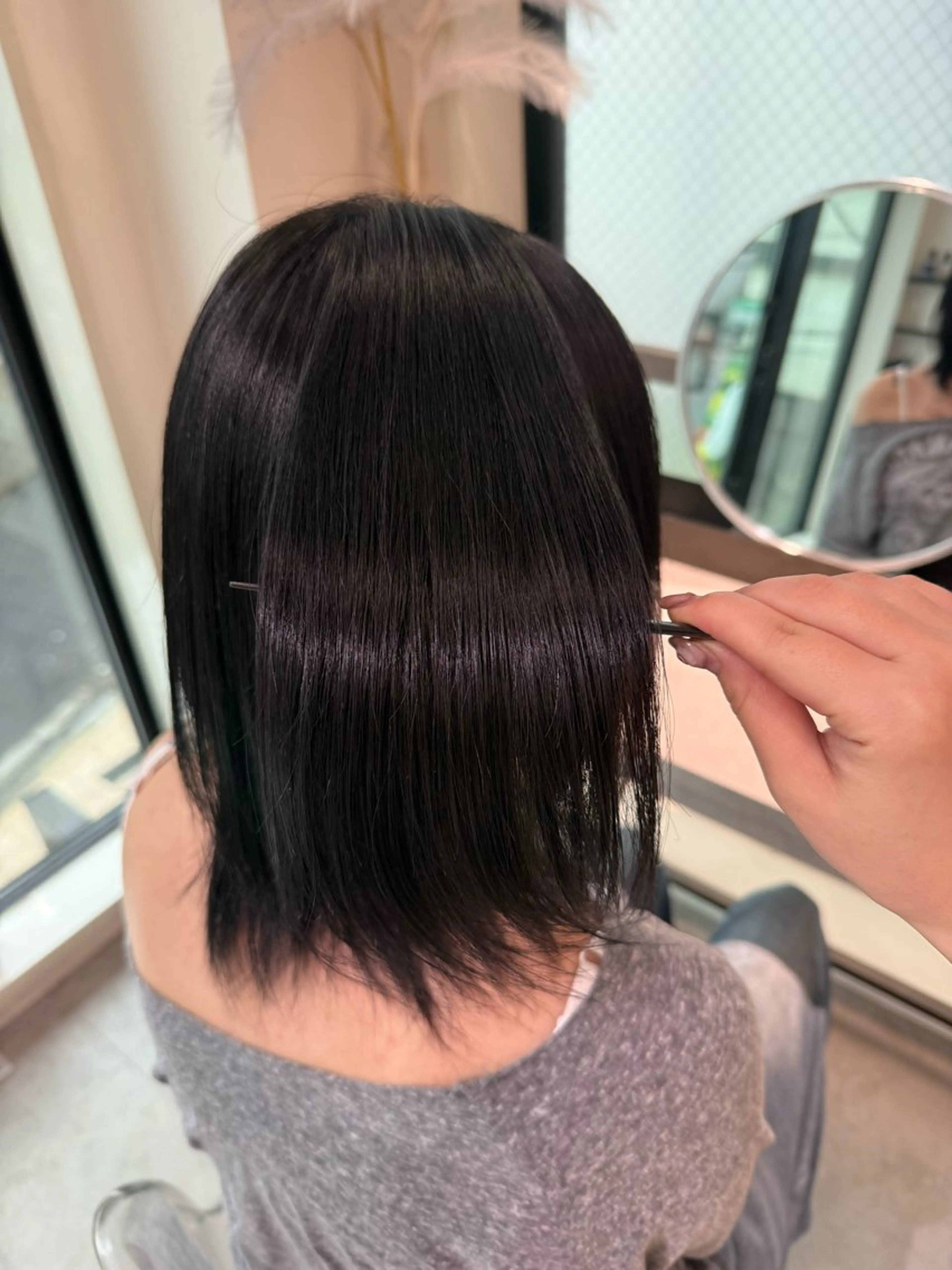 セミロング カラー 透明感カラー/ カット🎀あつこ🎀のヘアスタイル