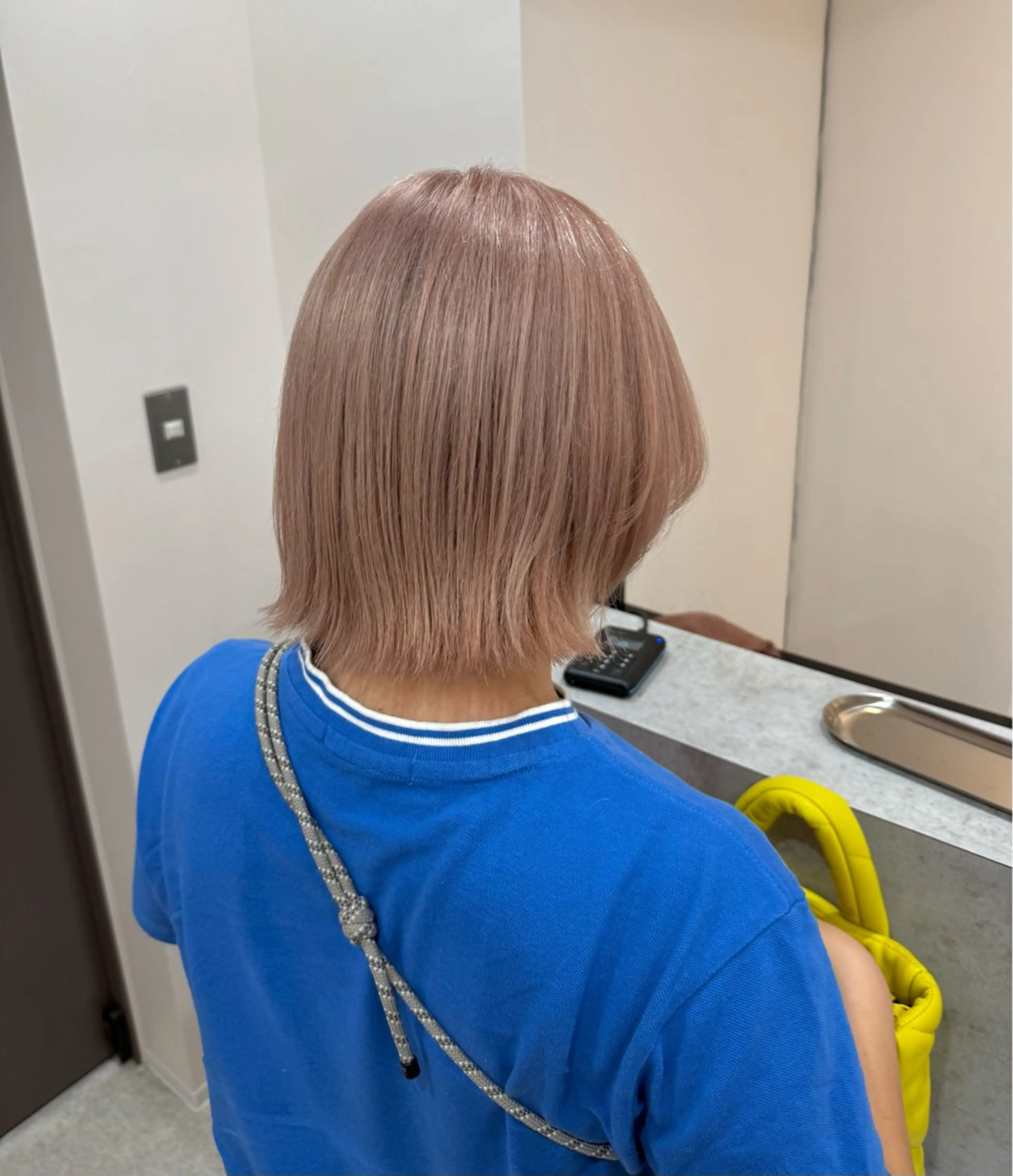 ミディアム ボブ/ハイトーン/ foto miyu☆のヘアスタイル