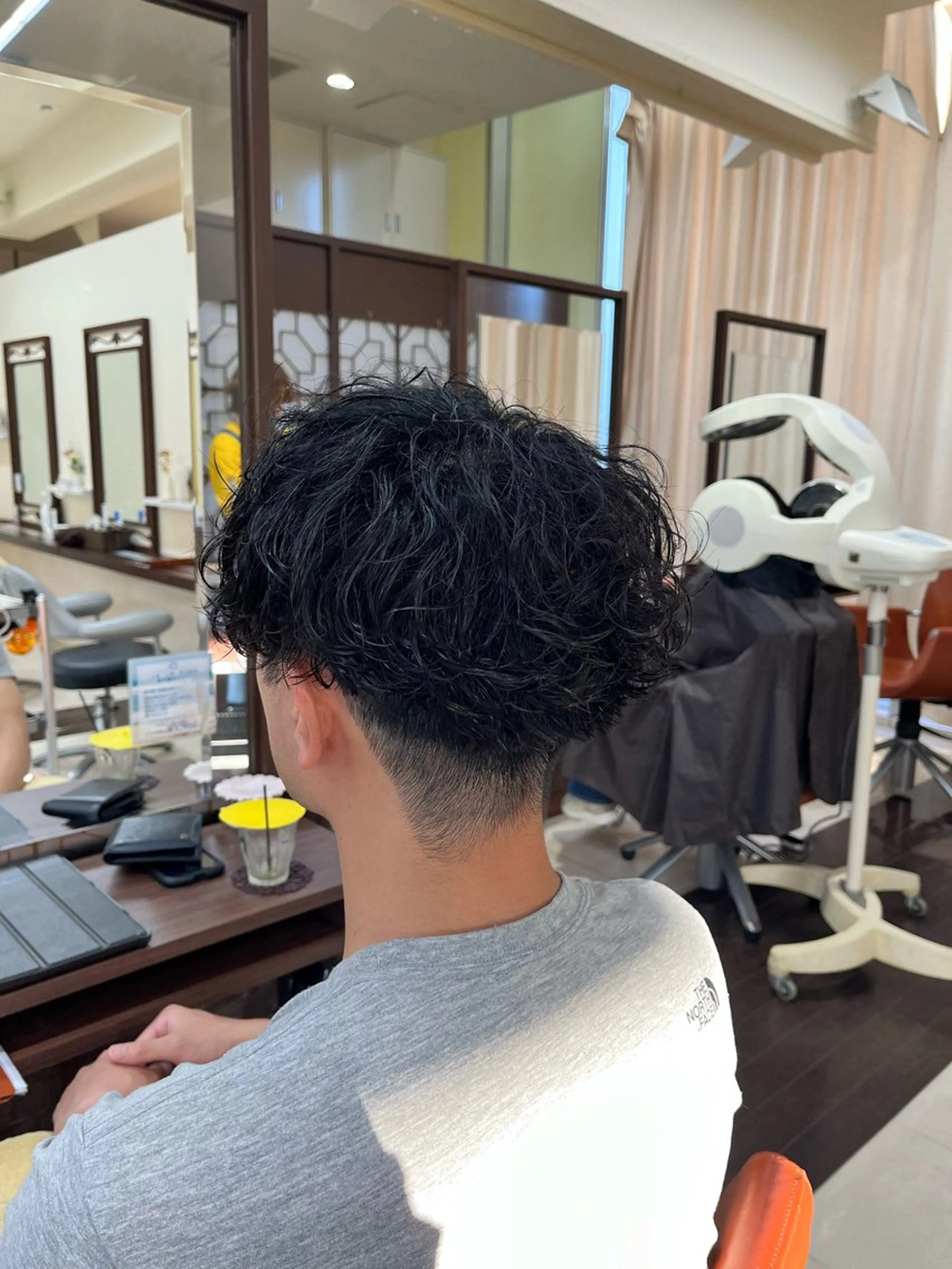 ショート パーマ メンズ マッシュ スペインカール 刈り上げ 🧊メンズ特化🧊 高木航希のヘアスタイル