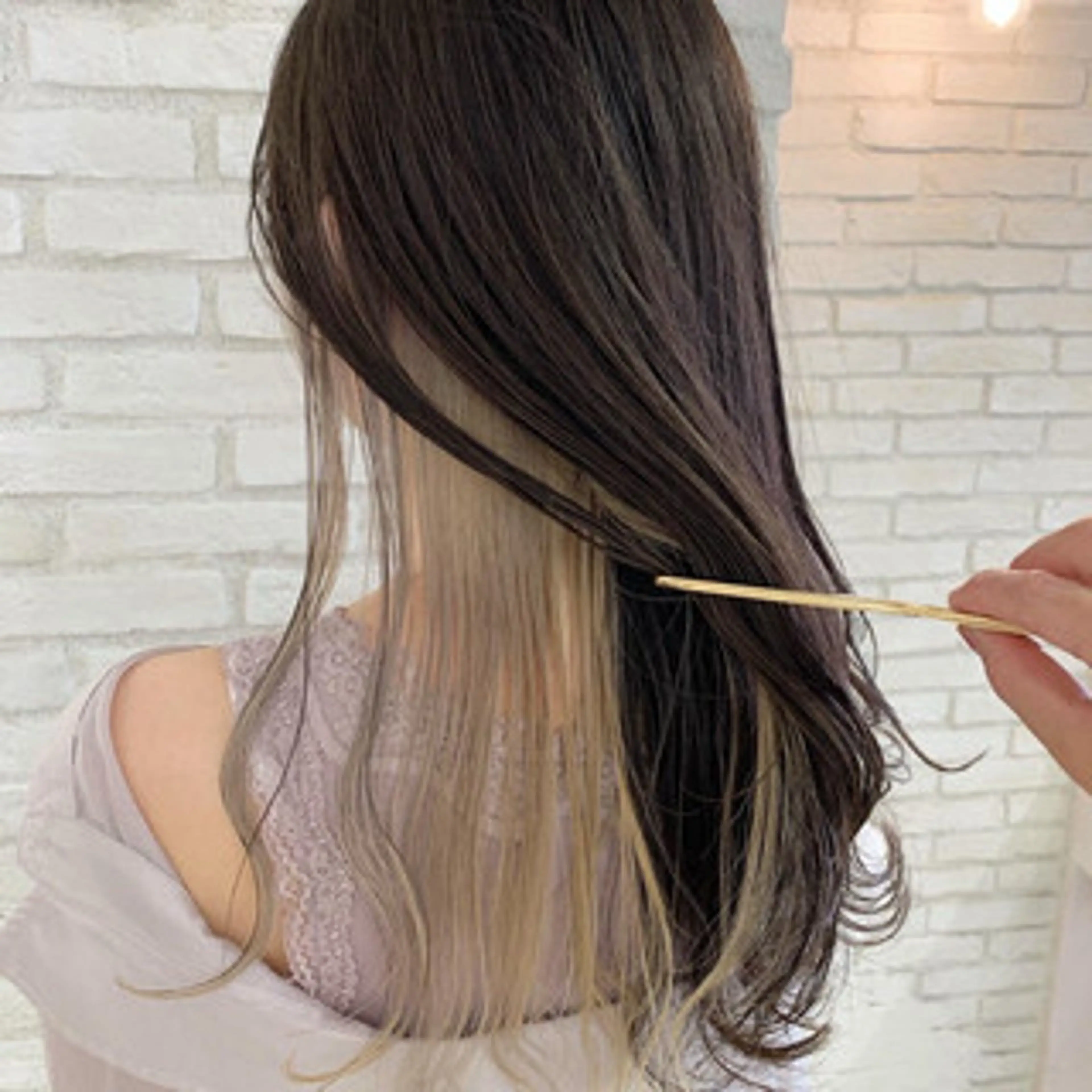 ロング カラー ブリーチ インナーカラー ヘアカラー TRUTH市川店 /長瀬叶翔のヘアスタイル