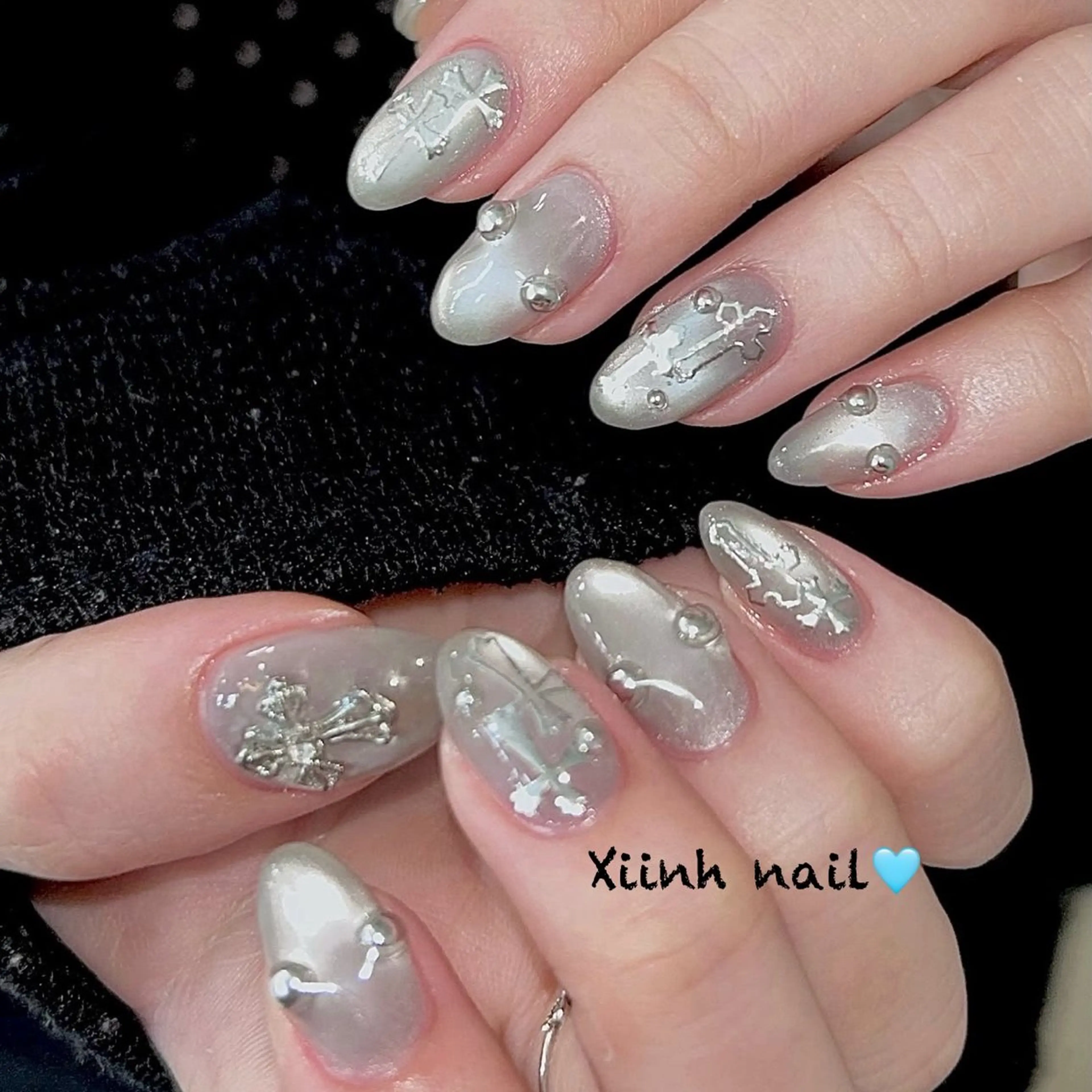 ネイル チークネイル フットネイル フレンチネイル ジェルネイル ハロウィン ハンドネイル XIINH NAIL SALONのネイルデザイン