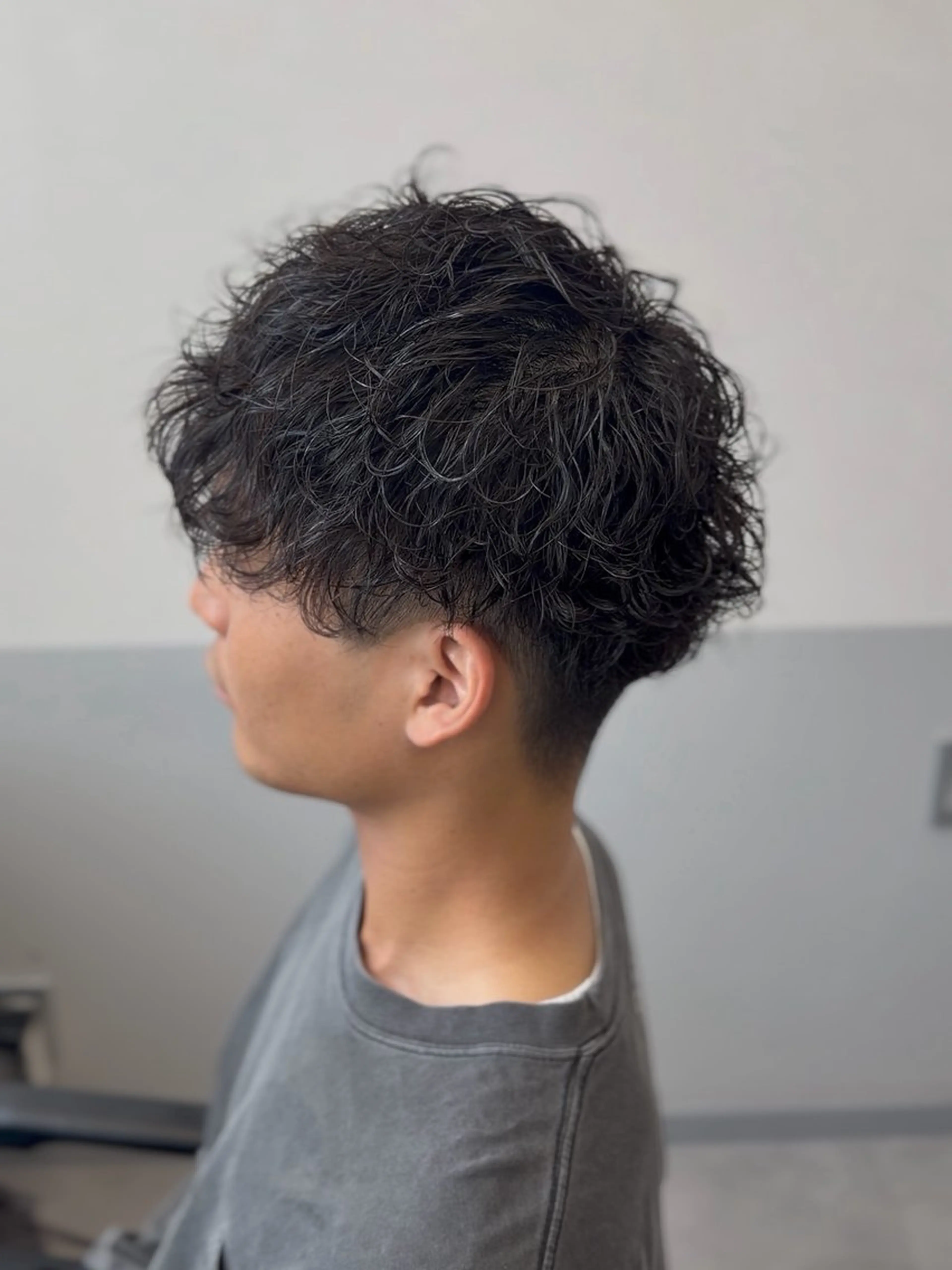ショート パーマ メンズ カット パーマ トリートメント ヘッドスパ 【tocca茨木】 MOMOKAのヘアスタイル