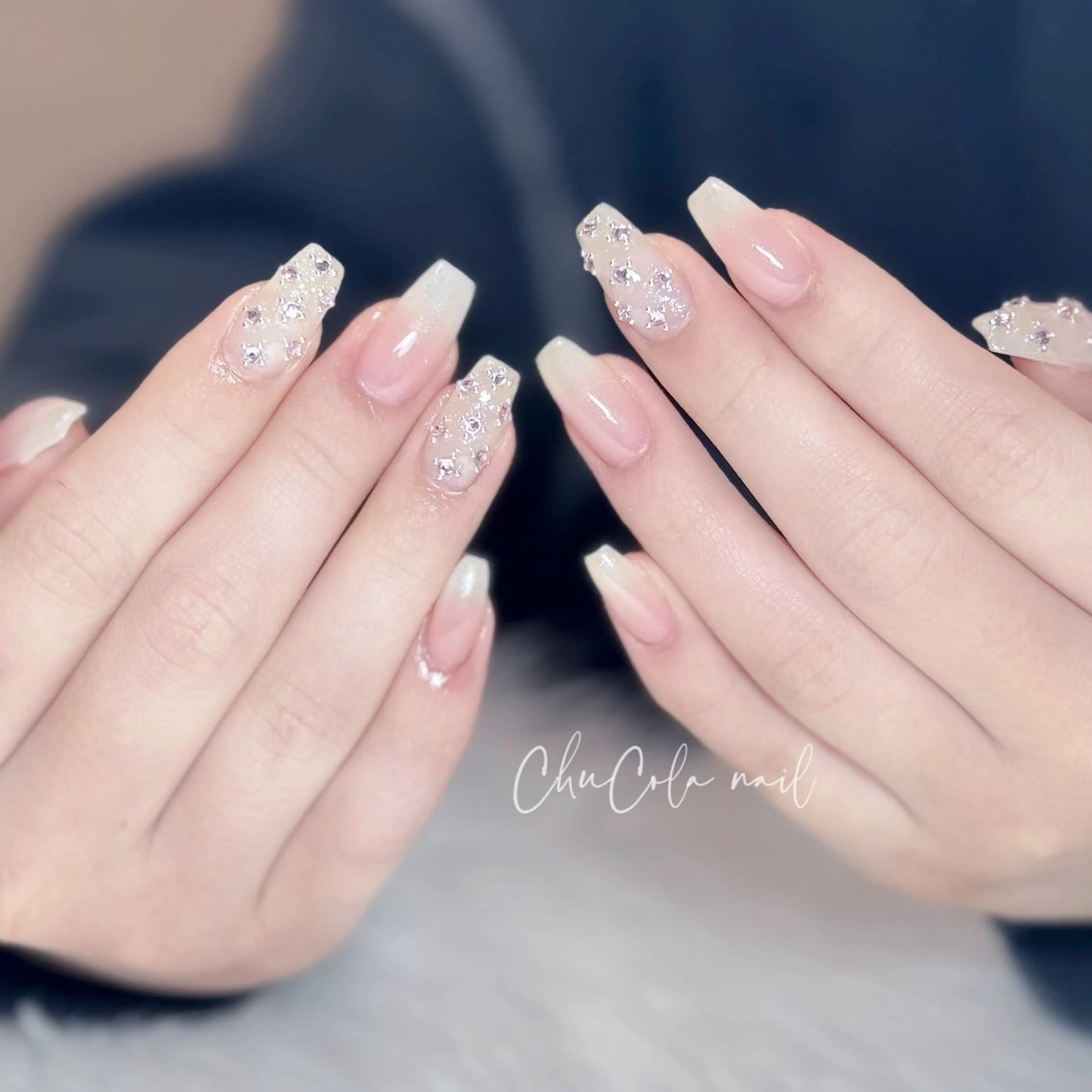 ネイル ピンク ワンホンネイル nailsalon ChuColaのネイルデザイン