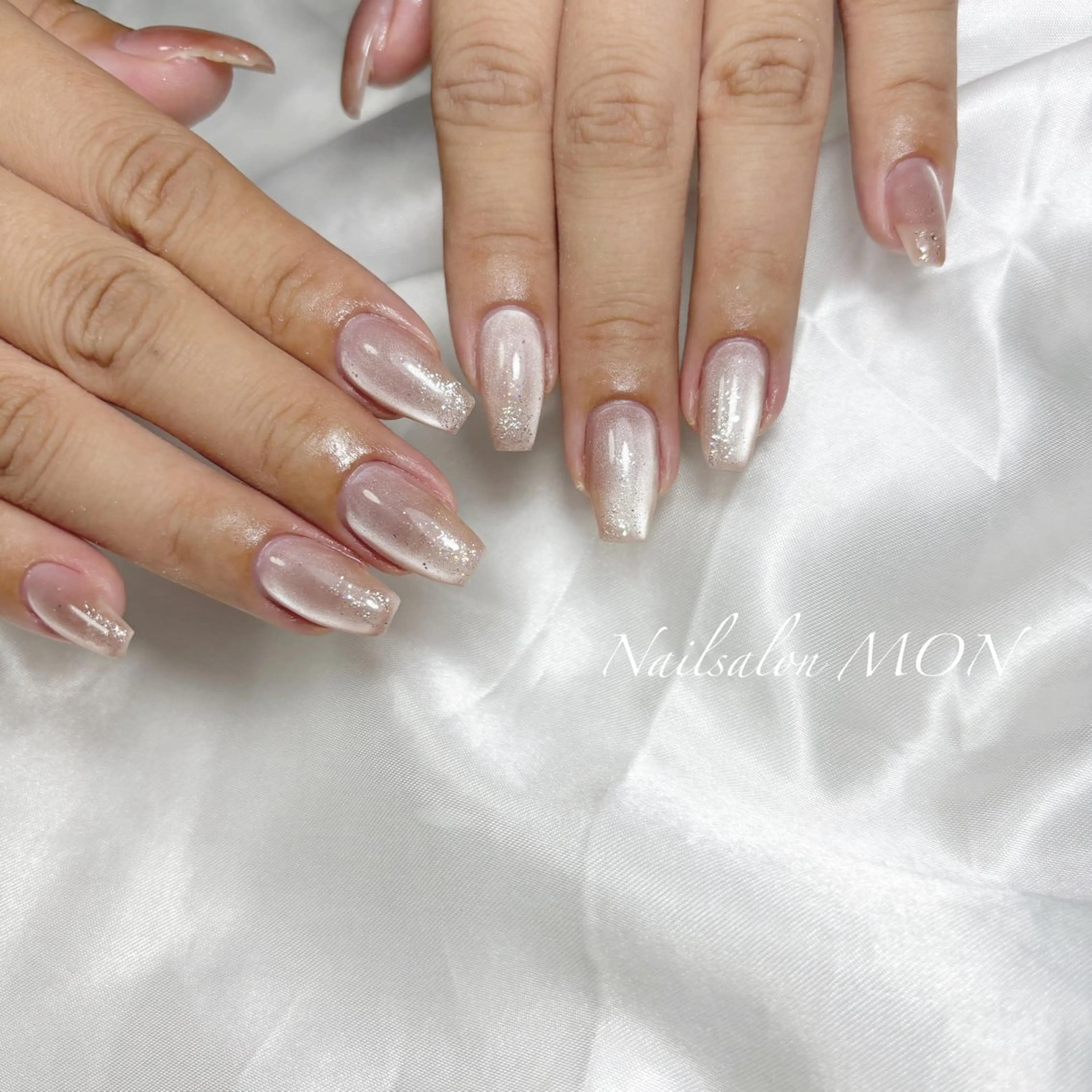 ネイル ラメ(グリッター) ハンドネイル Nailsalon MONのネイルデザイン