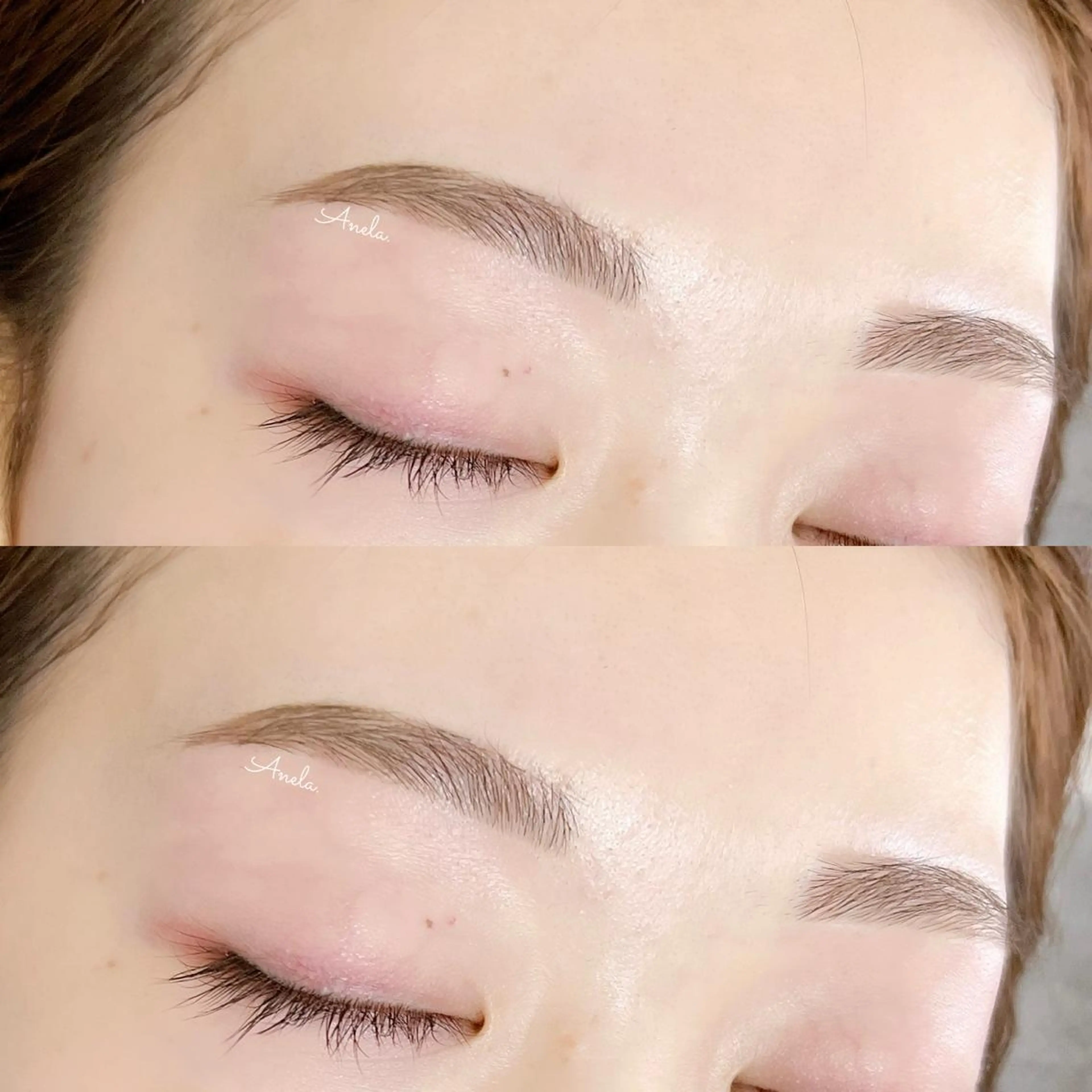 アイブロウ ワックス脱毛 眉カット Anela./江坂/ ラッシュリフトのマツエク・マツパデザイン