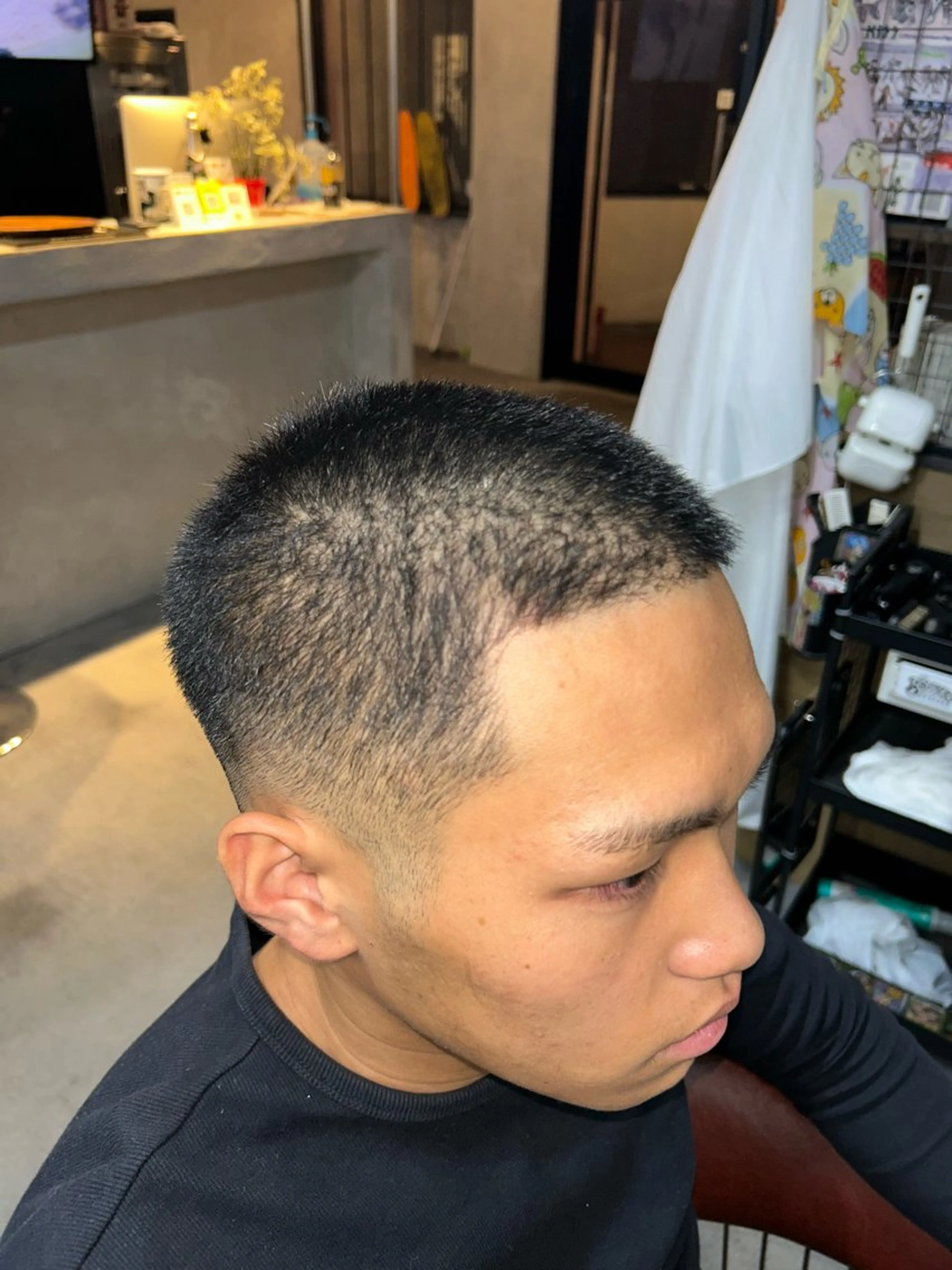 ショート メンズ 菅 大空翔のヘアスタイル