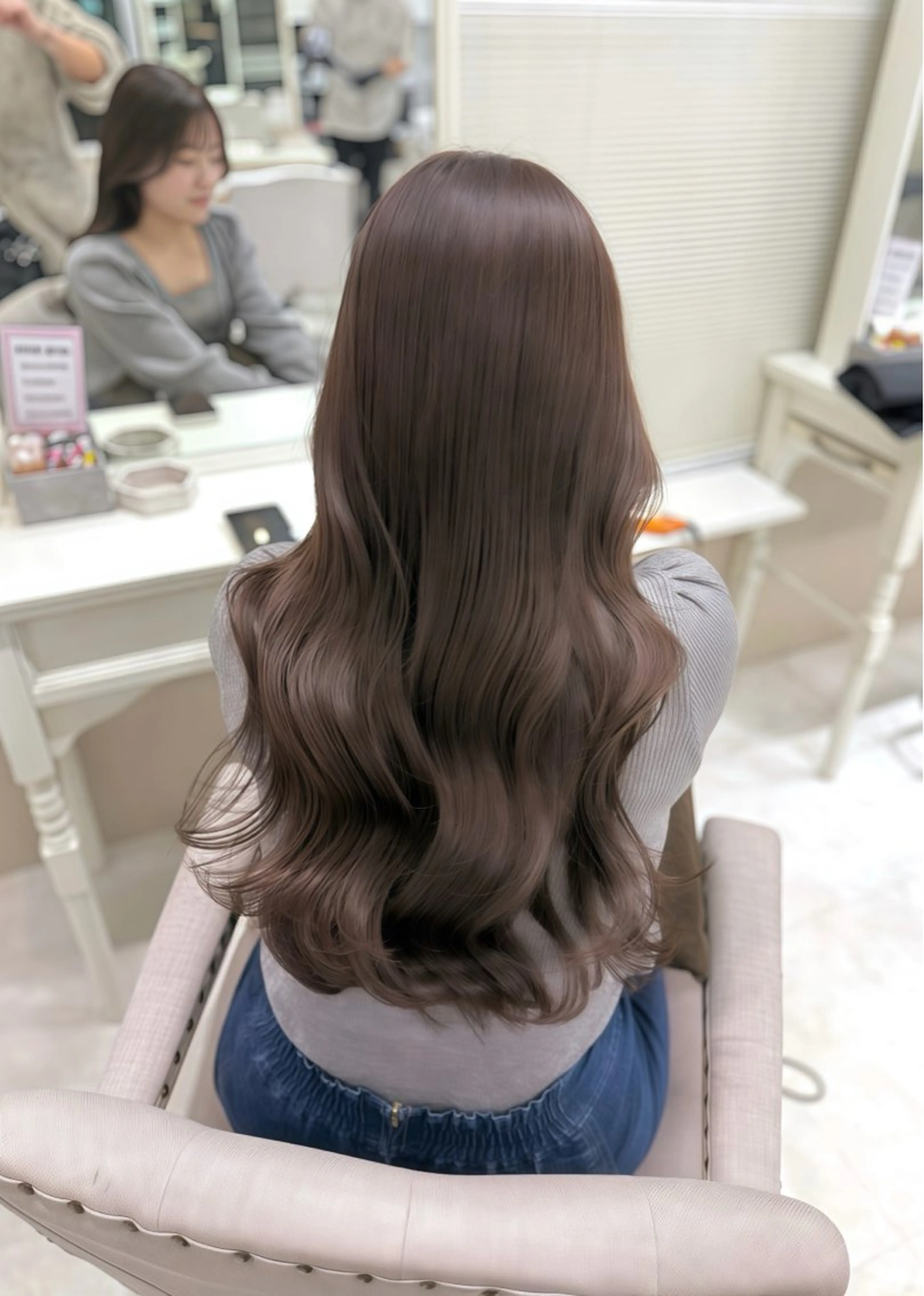 ロング ケアカラー ヘアカラー 髪質改善× ブリーチなしyutoのヘアスタイル