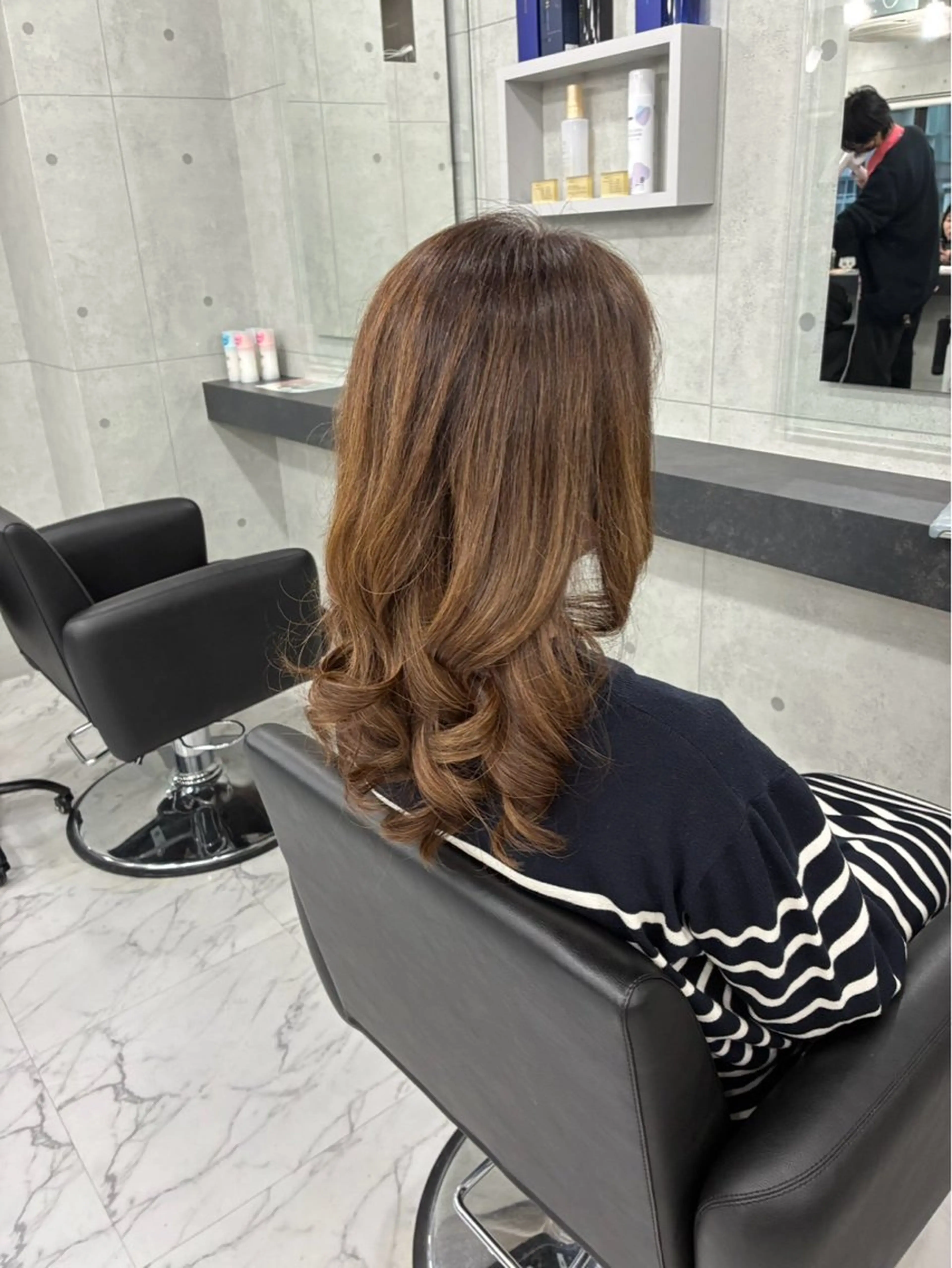 ロング カラー カット ヘアカラー トリートメント Endearing 🌟銀座のヘアスタイル
