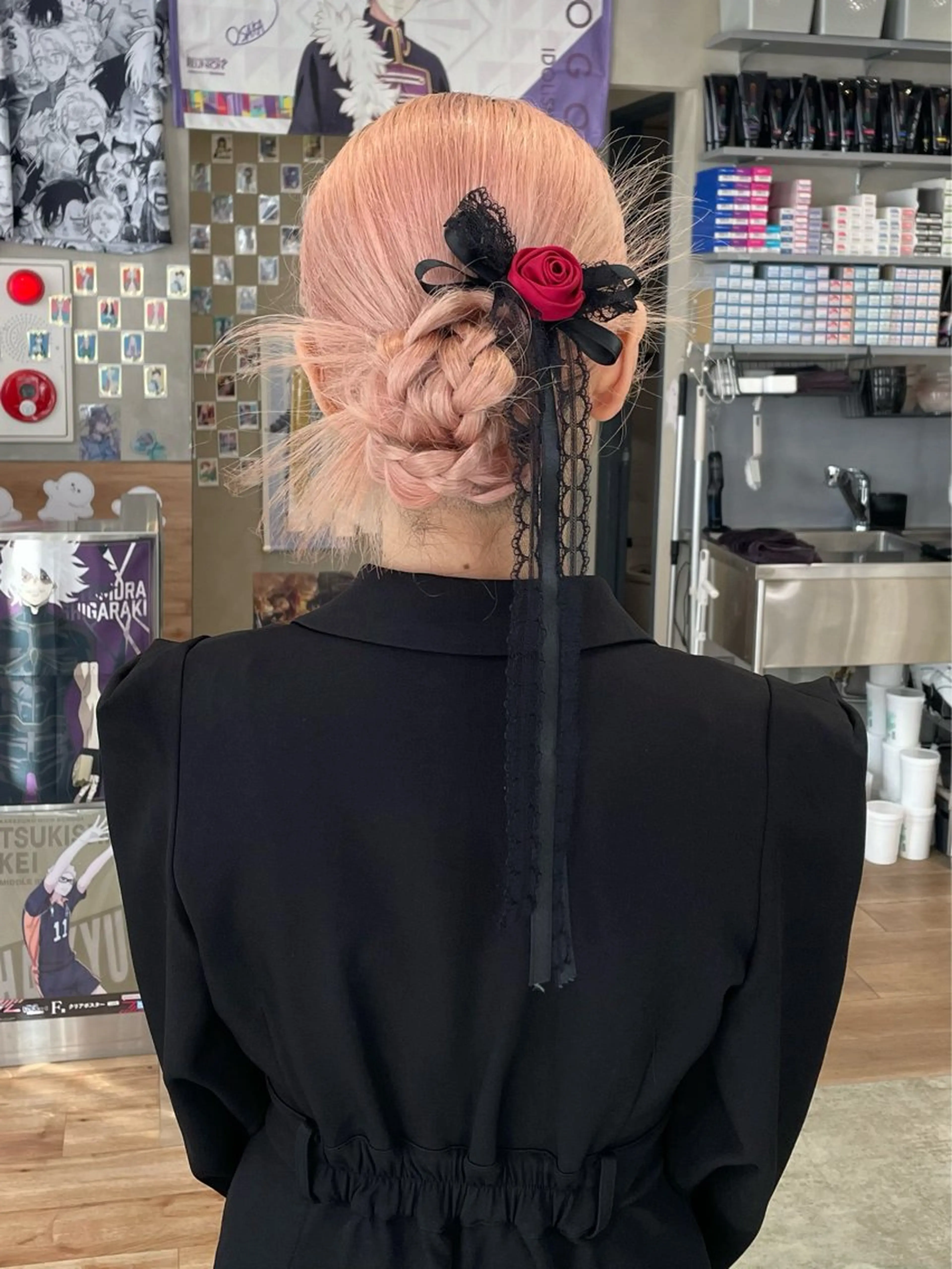 ロング ヘアセット 似合わせカット/ デザインカラー🦄のヘアスタイル