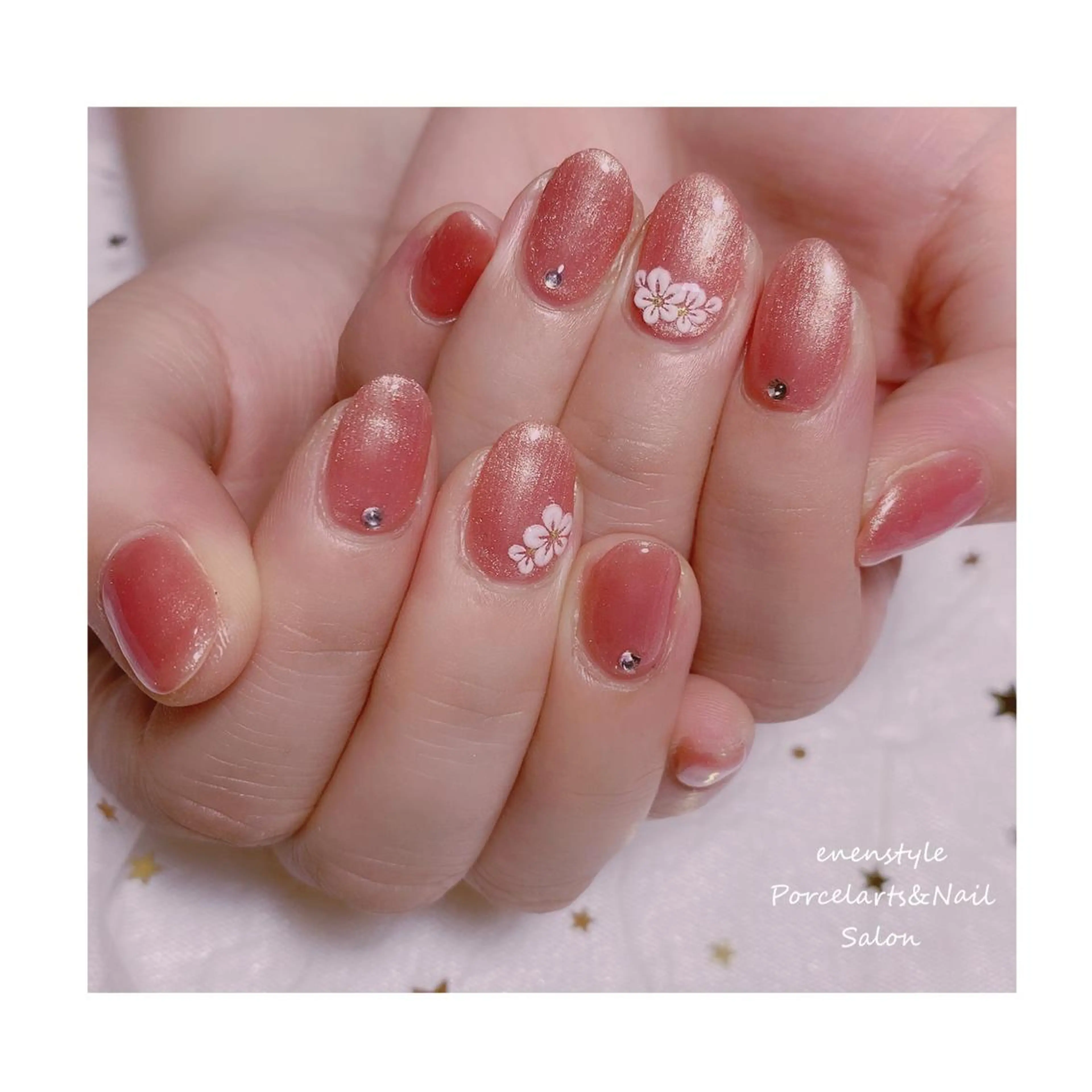 ミディアム ネイル 👑enen style👑のネイルデザイン