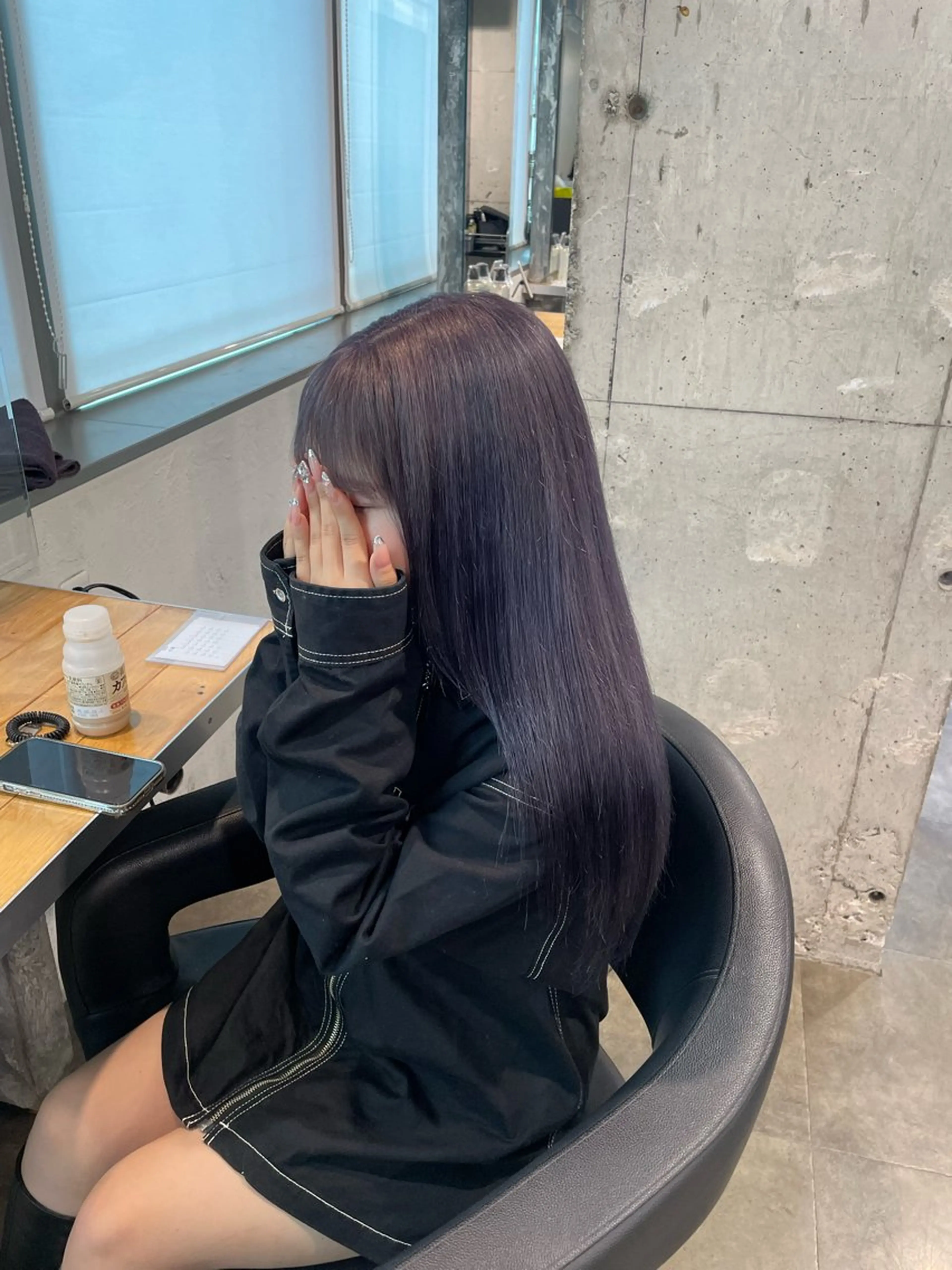 ロング カラー ヘアカラー ハイトーン 横浜💞ミオのヘアスタイル