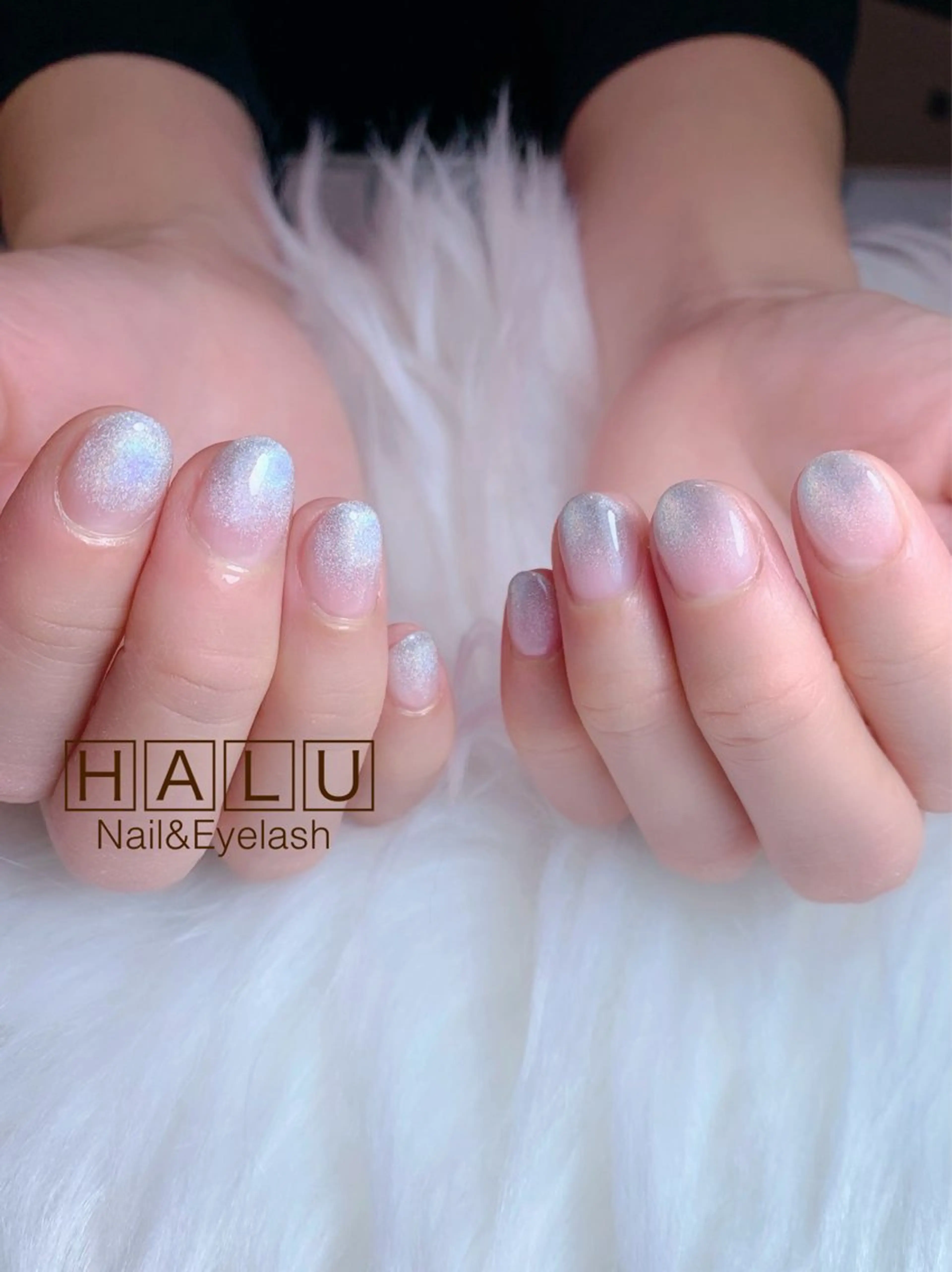 ネイル オーロラネイル HALU ハルのネイルデザイン