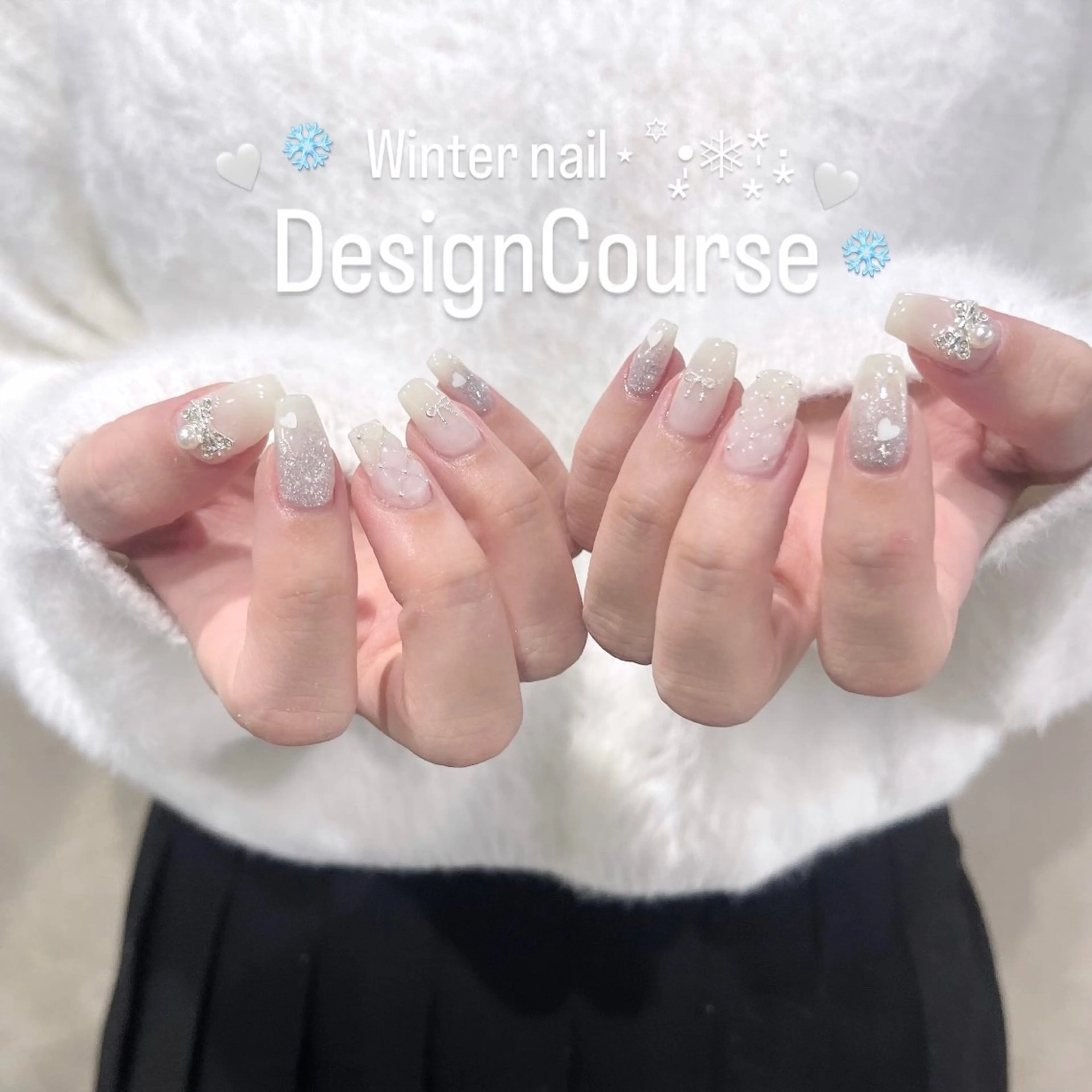 ネイル ハンドネイル 🧁fein. nana🩵のネイルデザイン